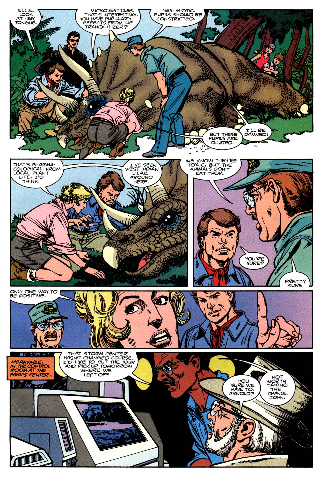 Read online Jurassic Park (1993) comic -  Issue #3 - 5