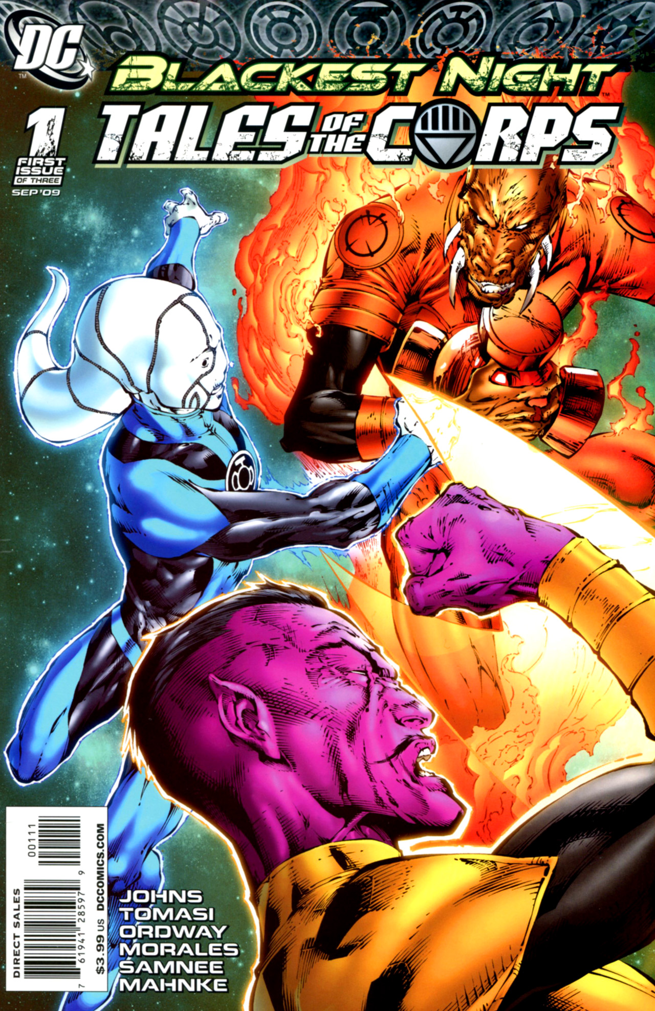 Read online Blackest Night: Tales of the Corps comic -  Issue #1 - 1