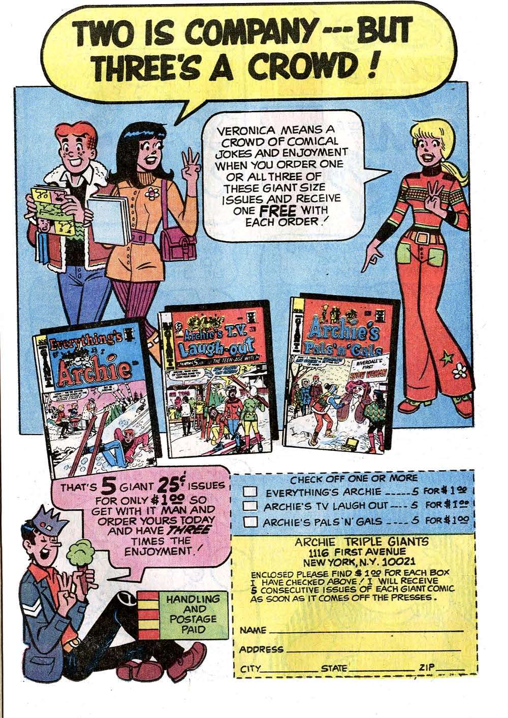 Read online Archie (1960) comic -  Issue #216 - 21