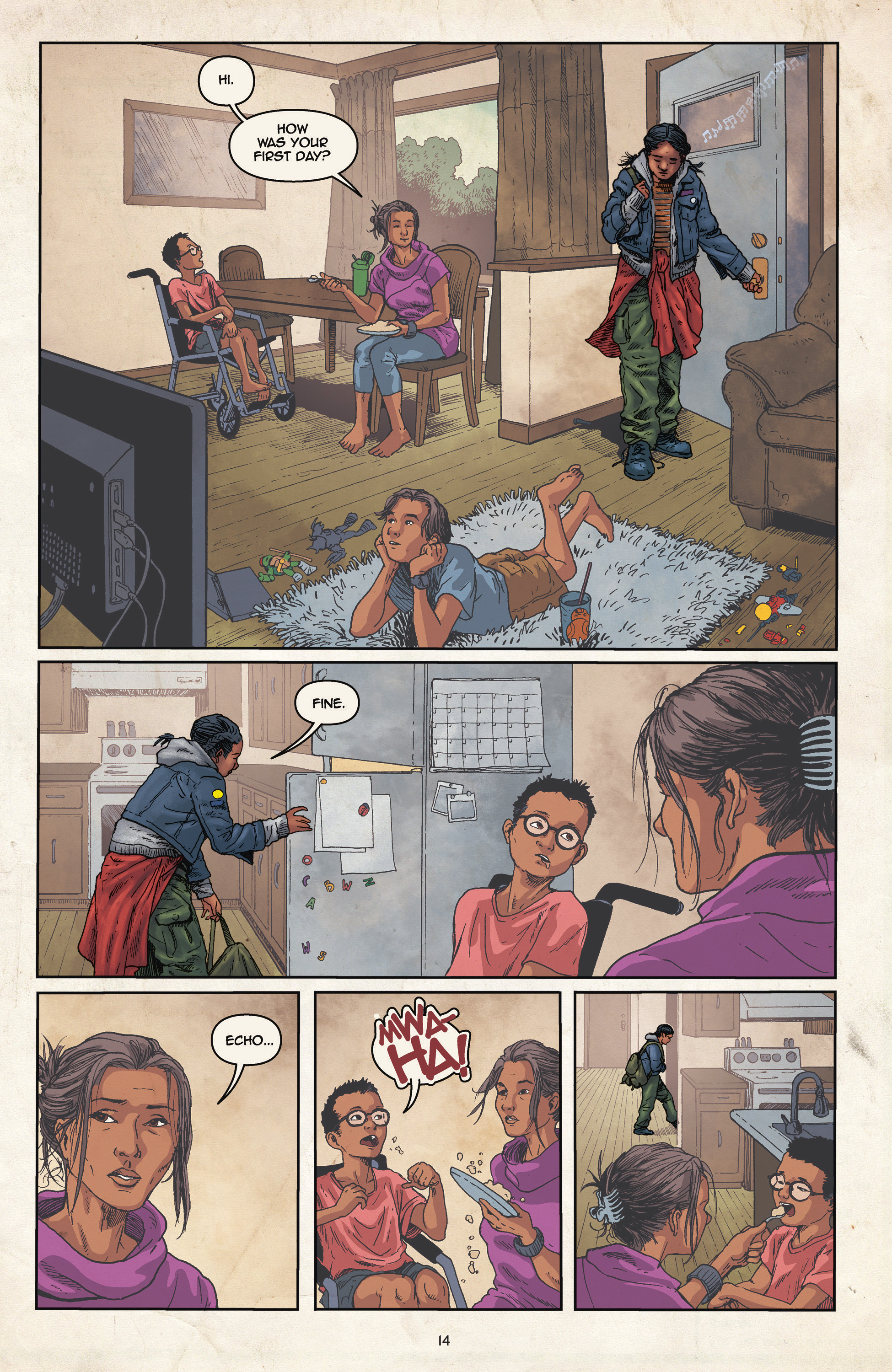 Read online A Girl Called Echo comic -  Issue #1 - 14