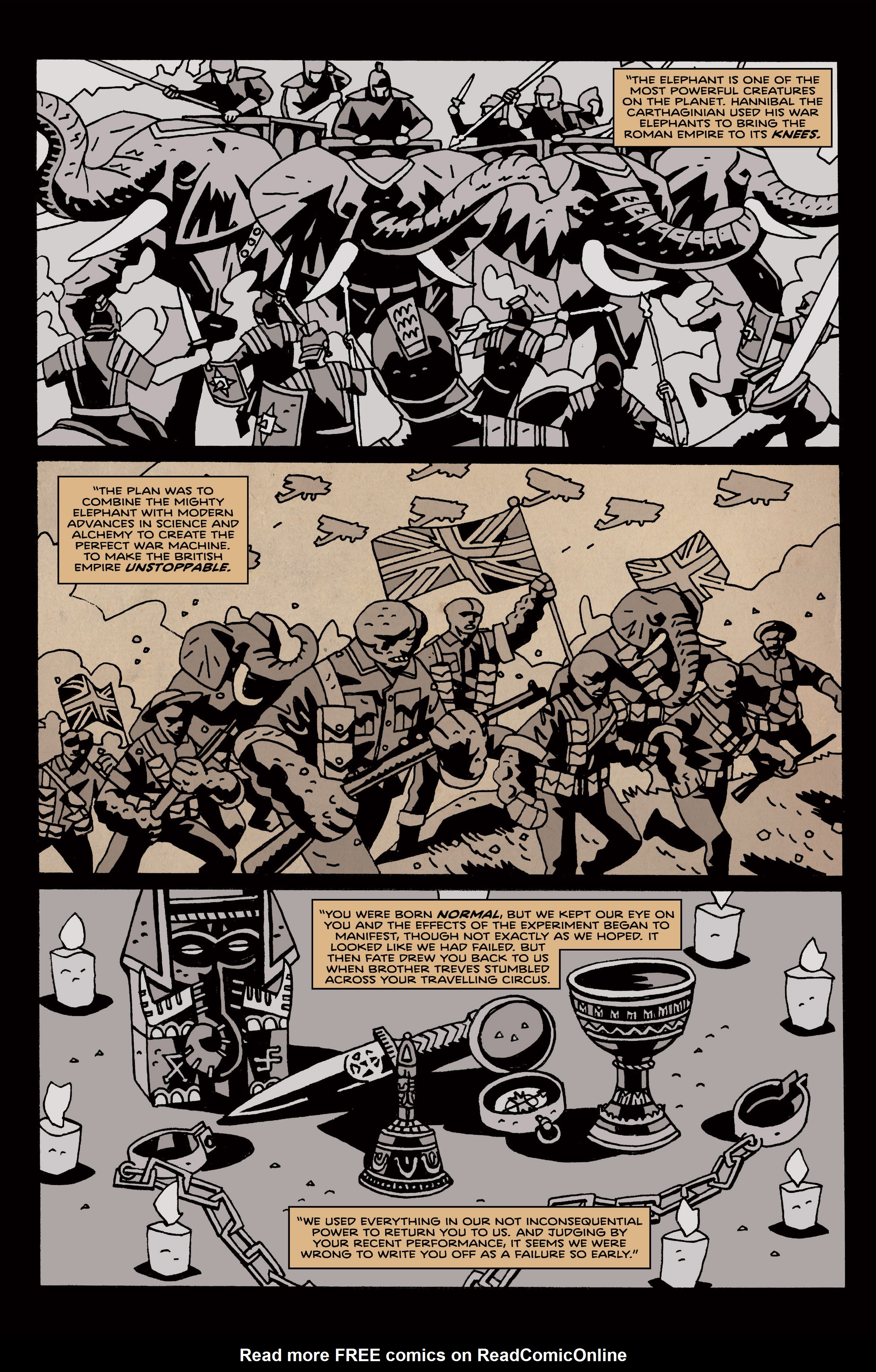 Read online Merrick: The Sensational Elephantman comic -  Issue #8 - 15
