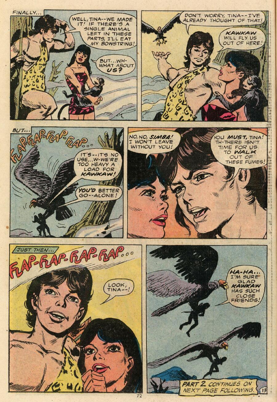 Read online Tarzan (1972) comic -  Issue #231 - 74