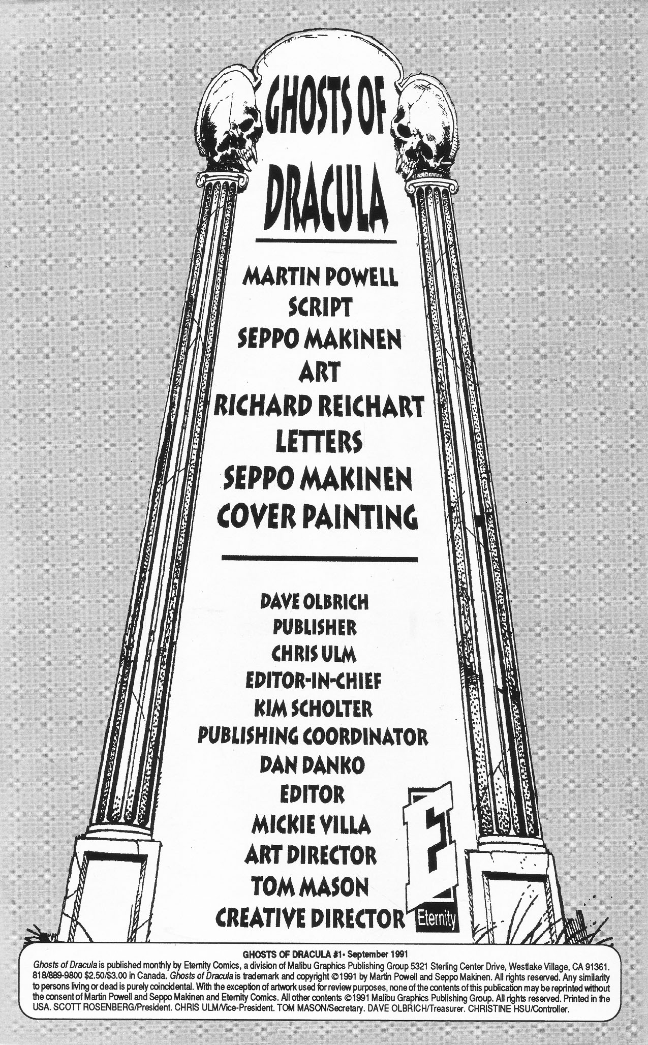 Read online Ghosts of Dracula comic -  Issue #1 - 2