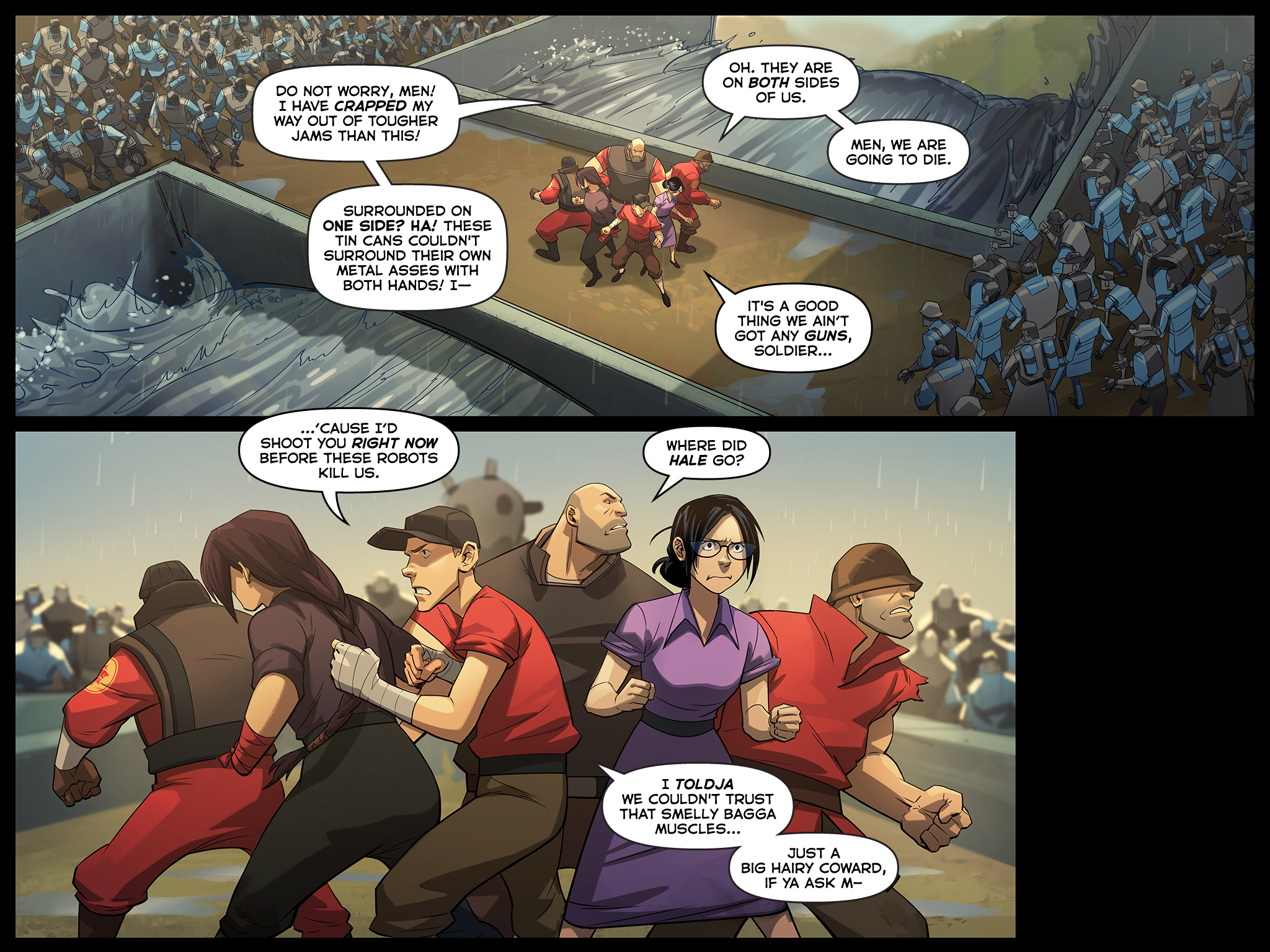 Read online Team Fortress 2 comic -  Issue #6 - 48