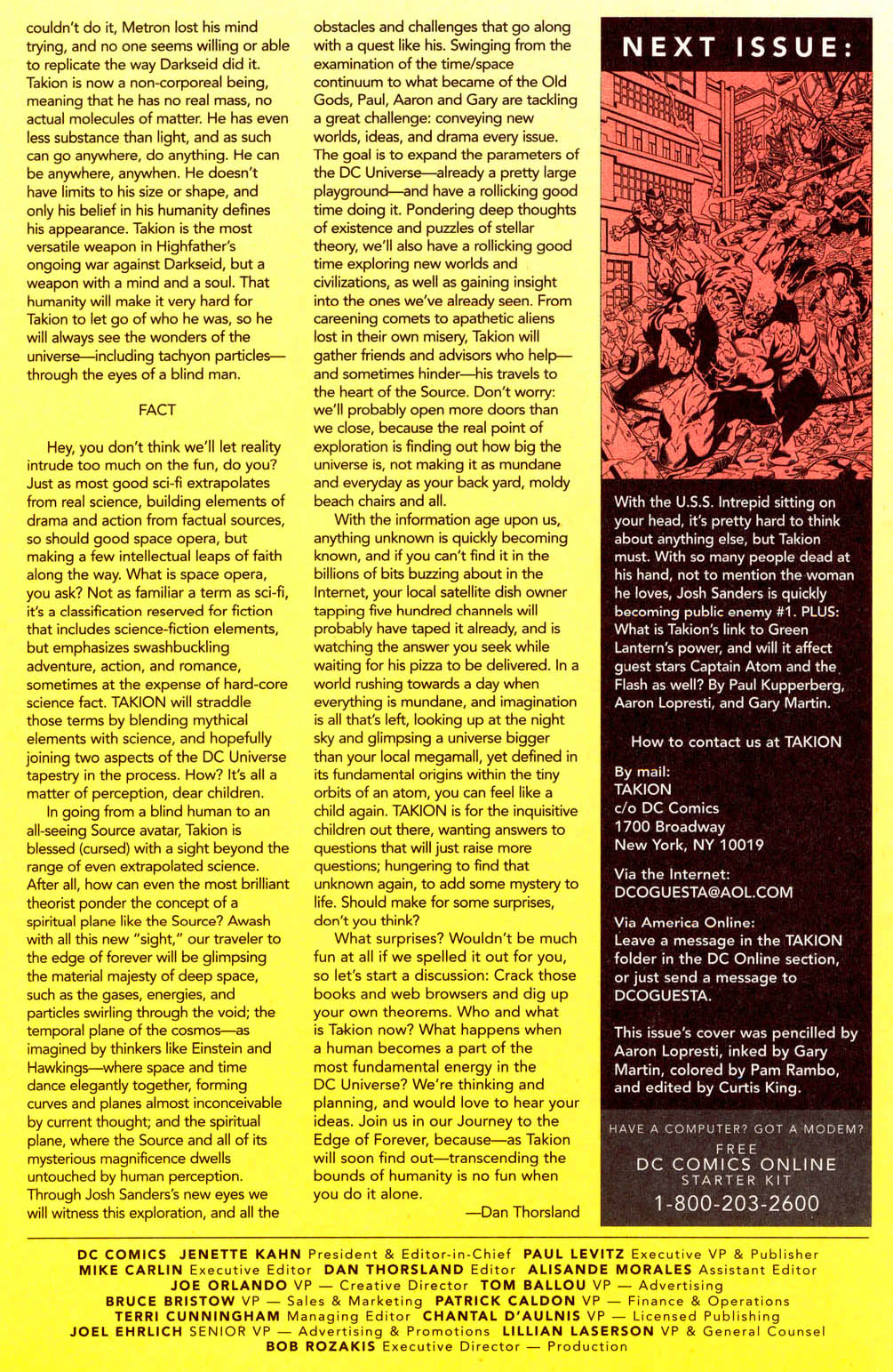 Read online Takion comic -  Issue #1 - 25