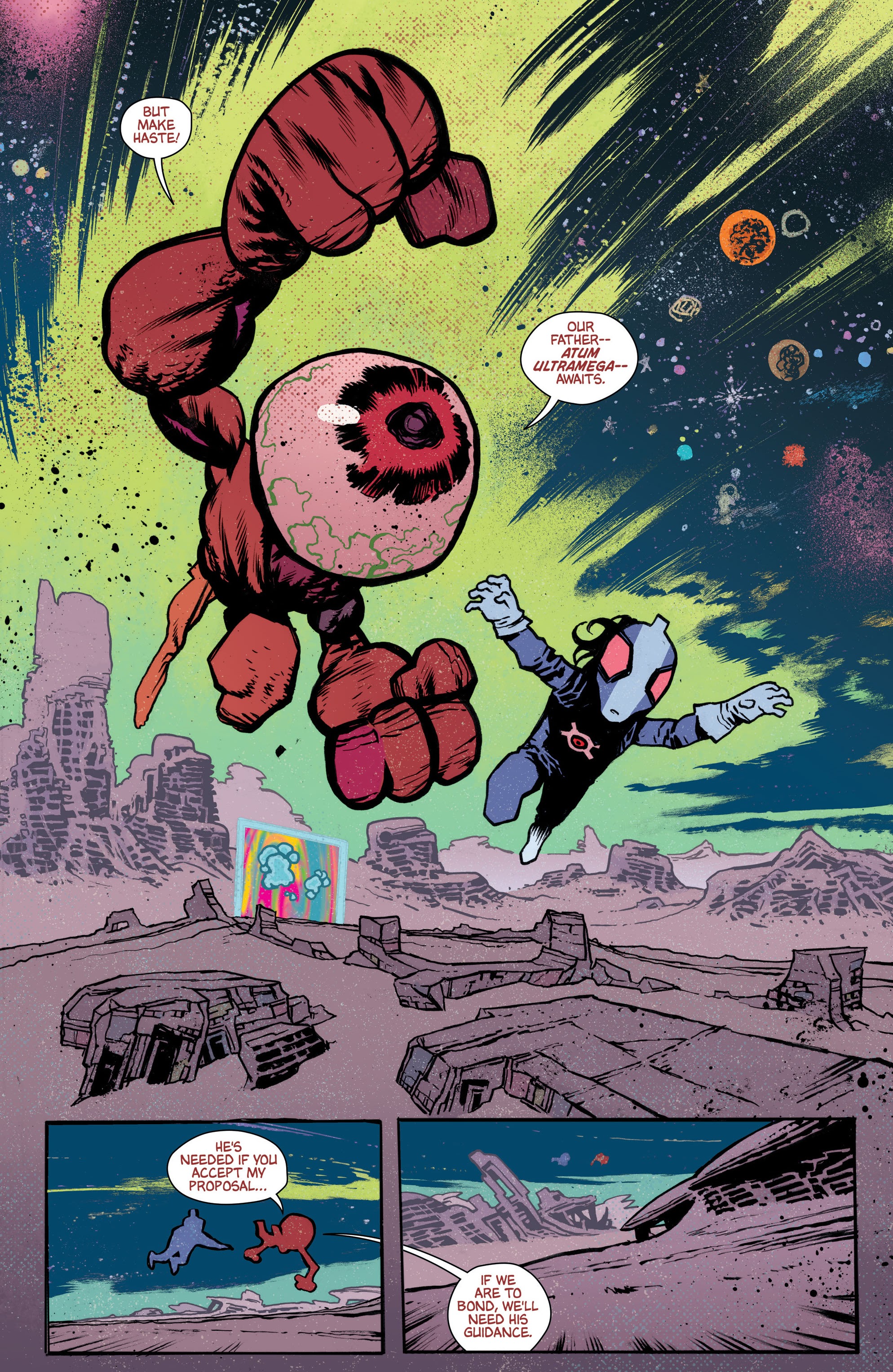 Read online Ultramega by James Harren comic -  Issue #4 - 5