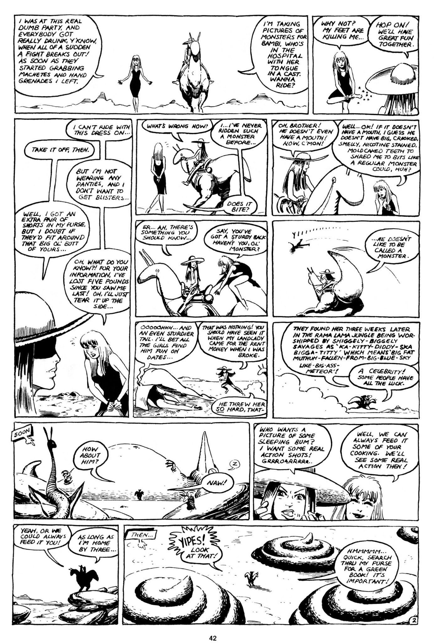 Read online Love and Rockets (1982) comic -  Issue #1 - 42