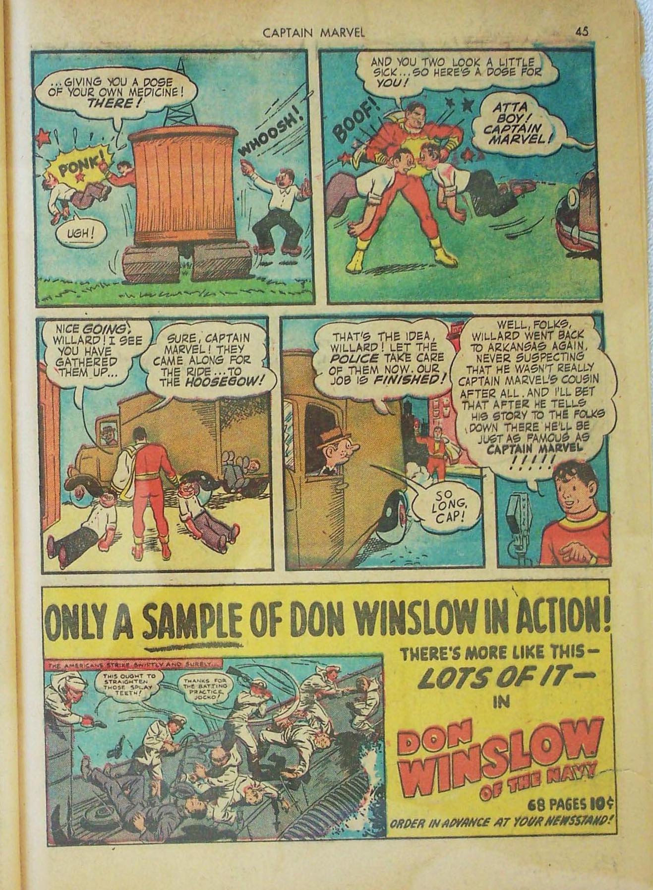 Read online Captain Marvel Adventures comic -  Issue #26 - 46