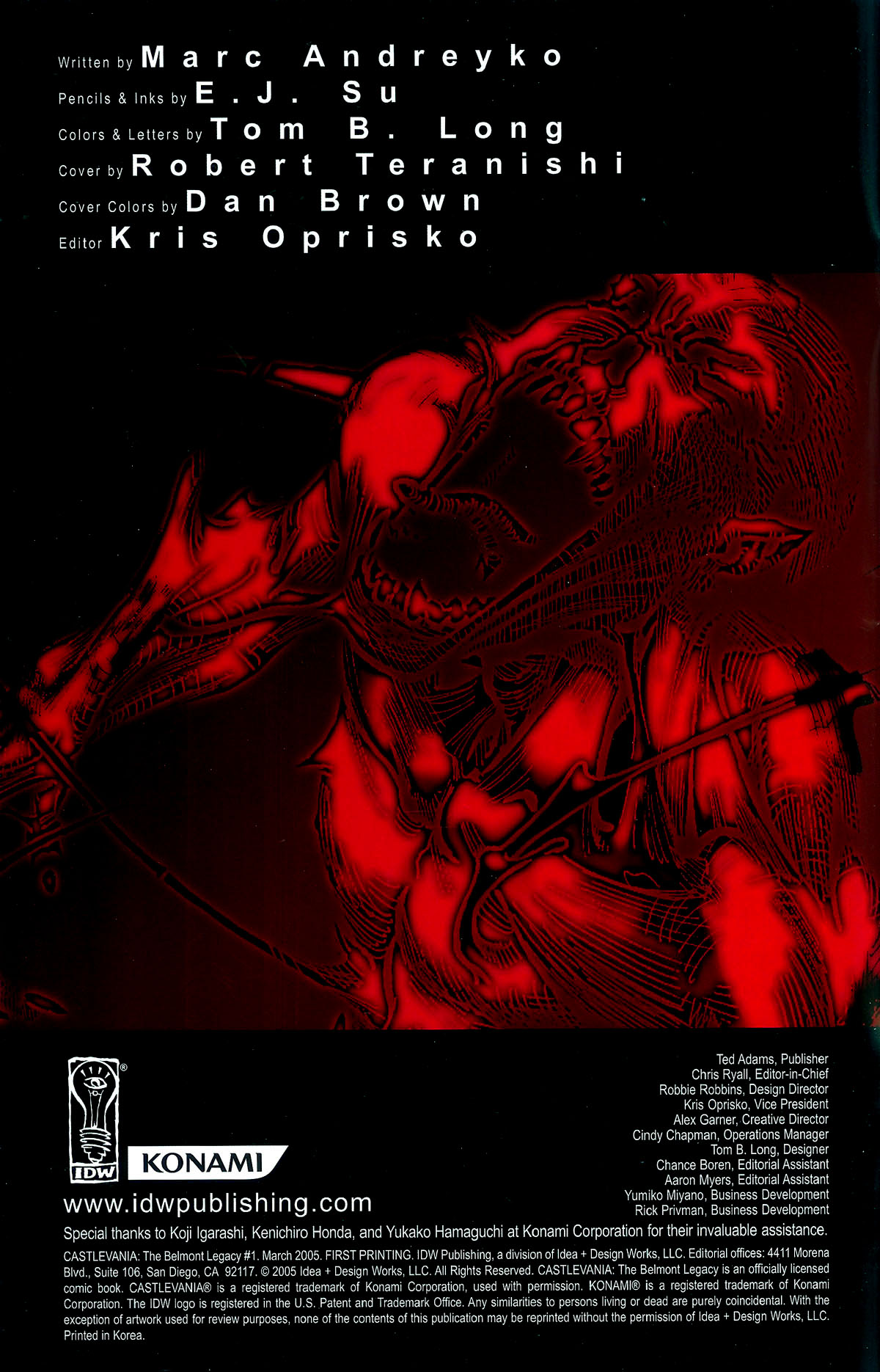 Read online Castlevania: The Belmont Legacy comic -  Issue #1 - 2