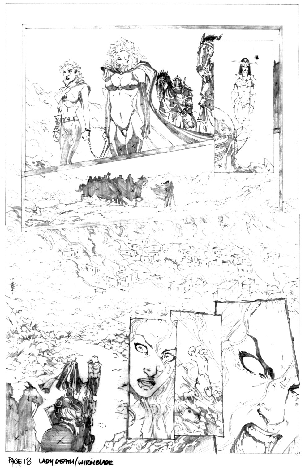 Read online Lady Death/Medieval Witchblade comic -  Issue # _Preview - 17