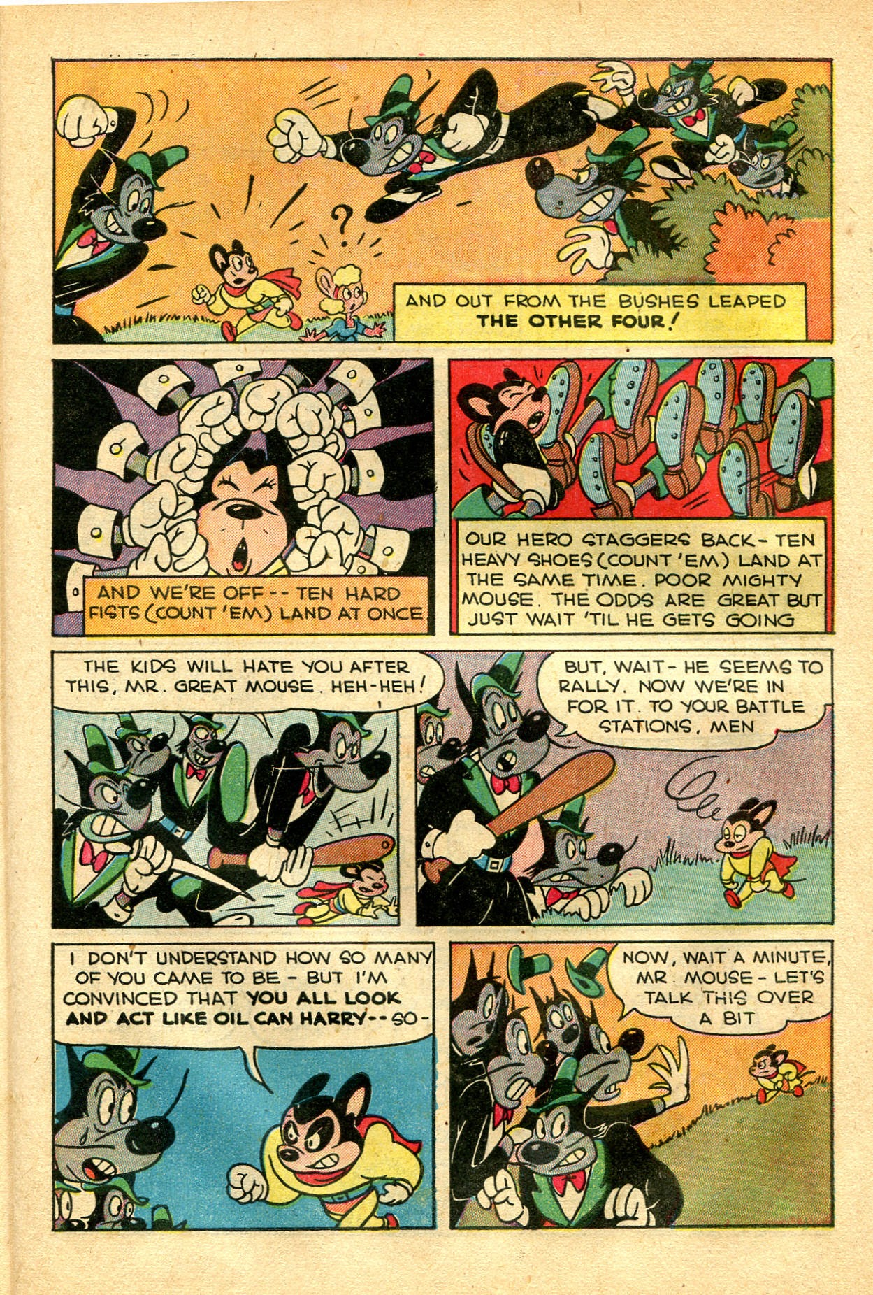 Read online Paul Terry's Mighty Mouse Comics comic -  Issue #14 - 6