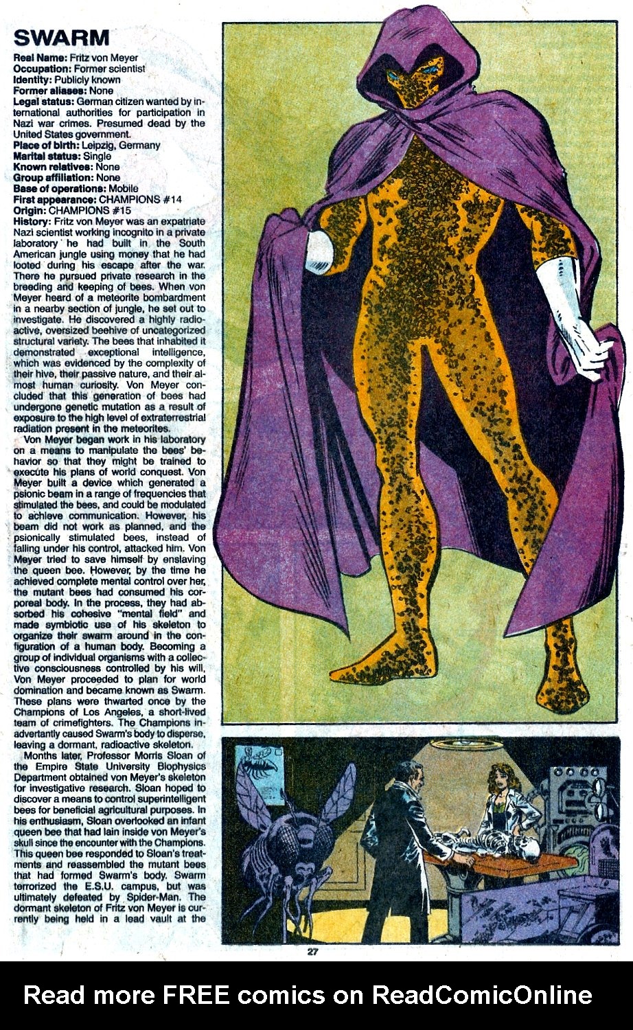 Read online The Official Handbook of the Marvel Universe: Update '89 comic -  Issue #7 - 29