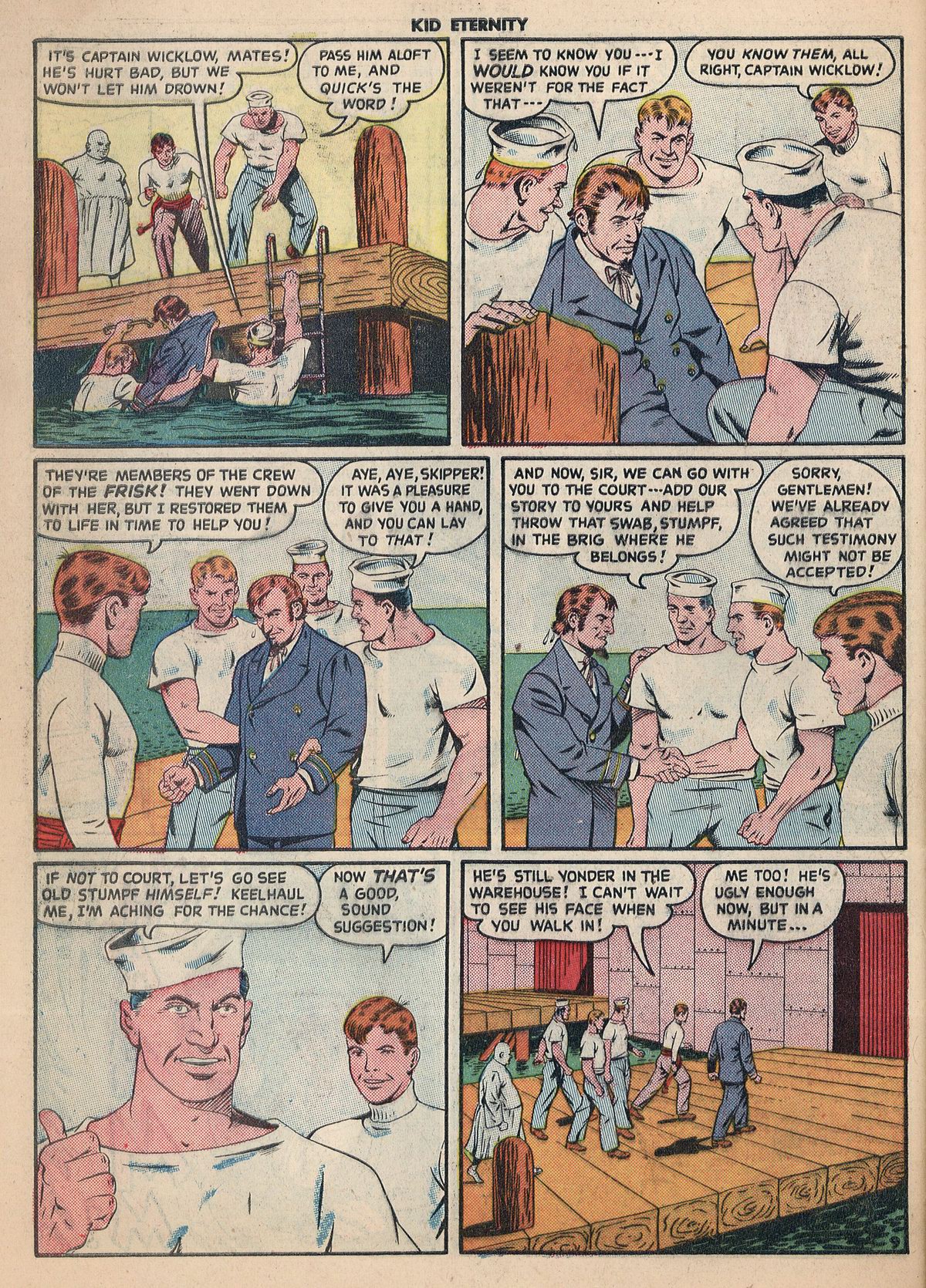 Read online Kid Eternity (1946) comic -  Issue #18 - 33