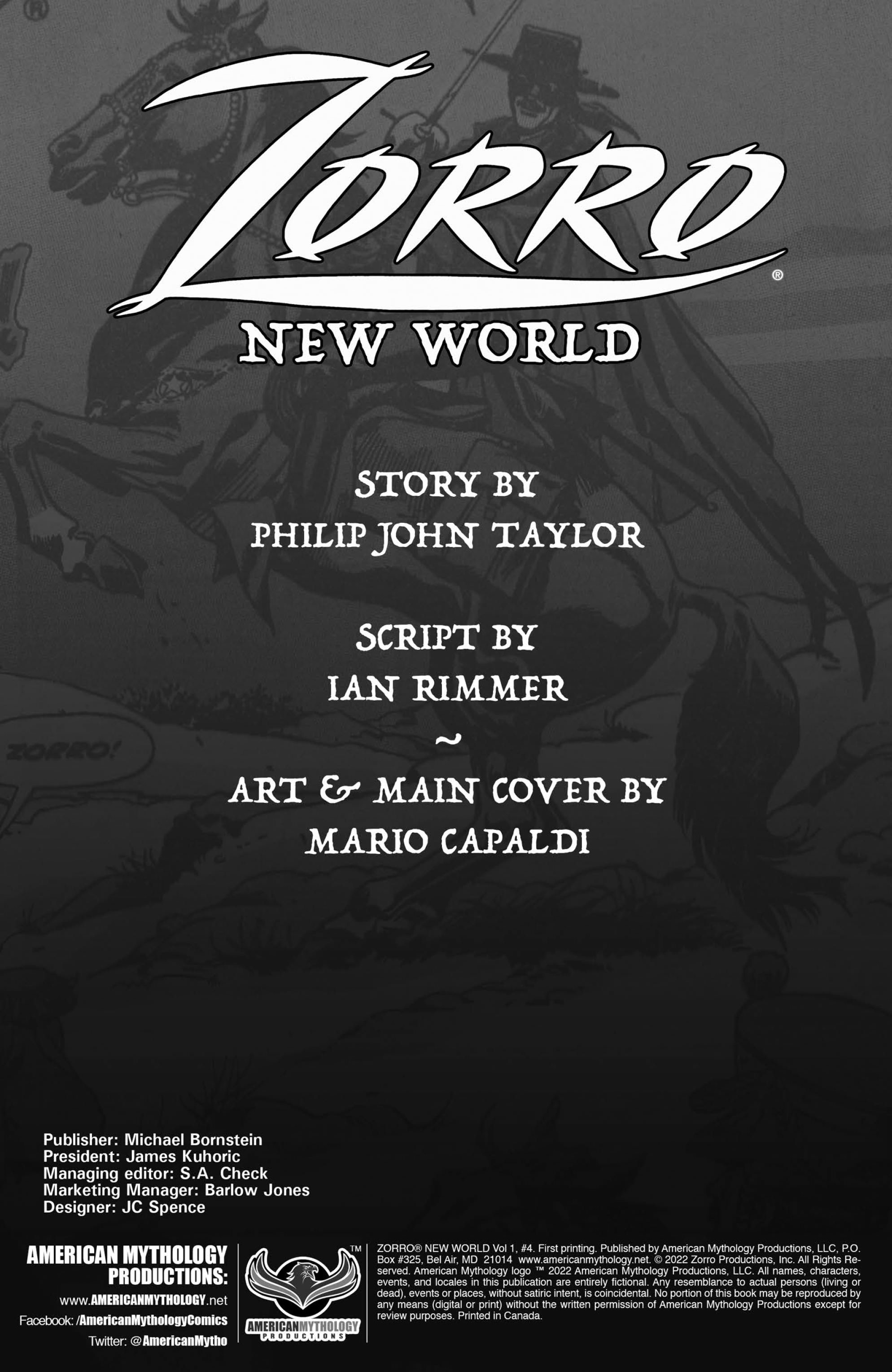 Read online Zorro New World comic -  Issue #4 - 2
