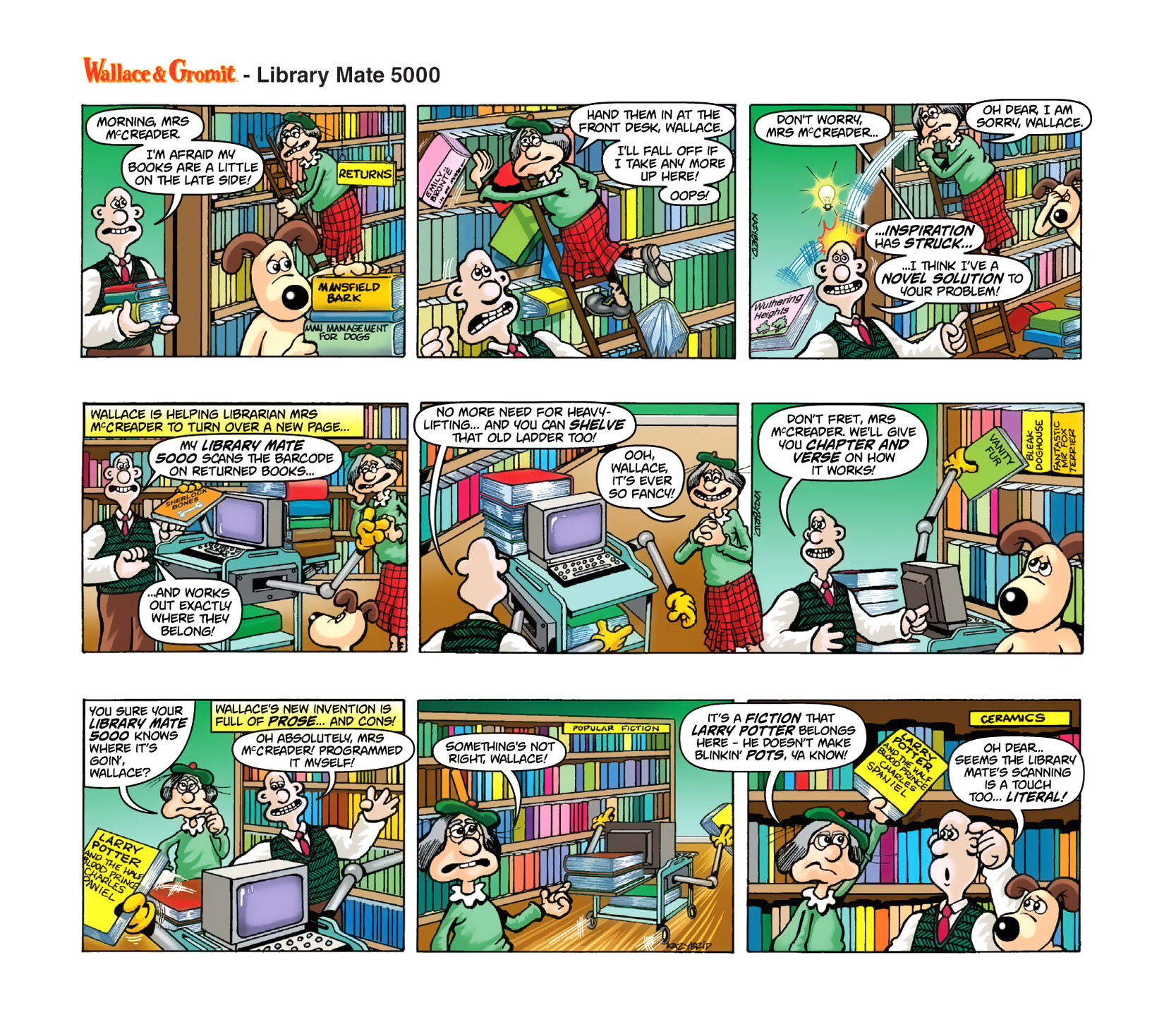 Read online Wallace & Gromit Dailies comic -  Issue #7 - 10