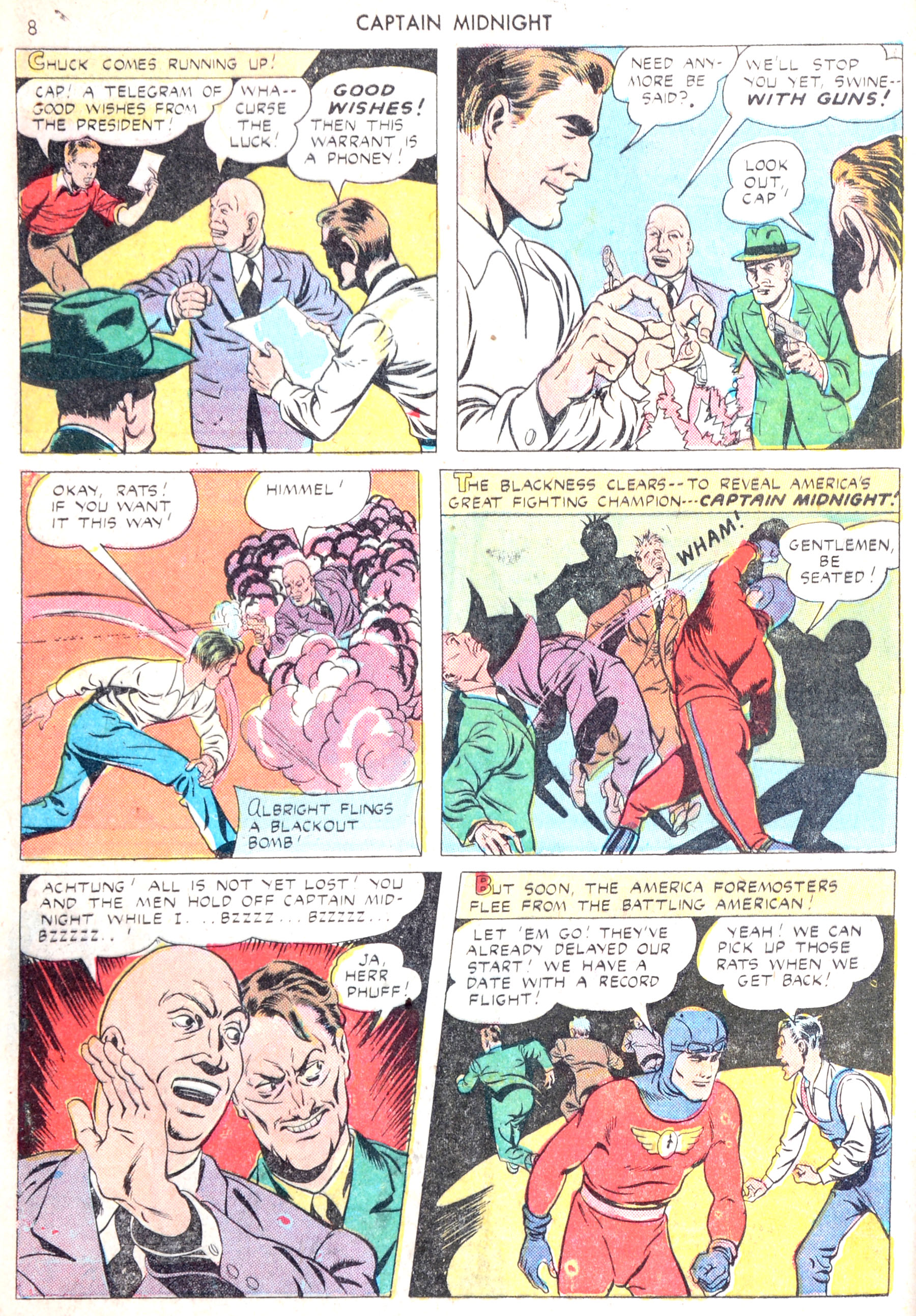 Read online Captain Midnight (1942) comic -  Issue #13 - 8