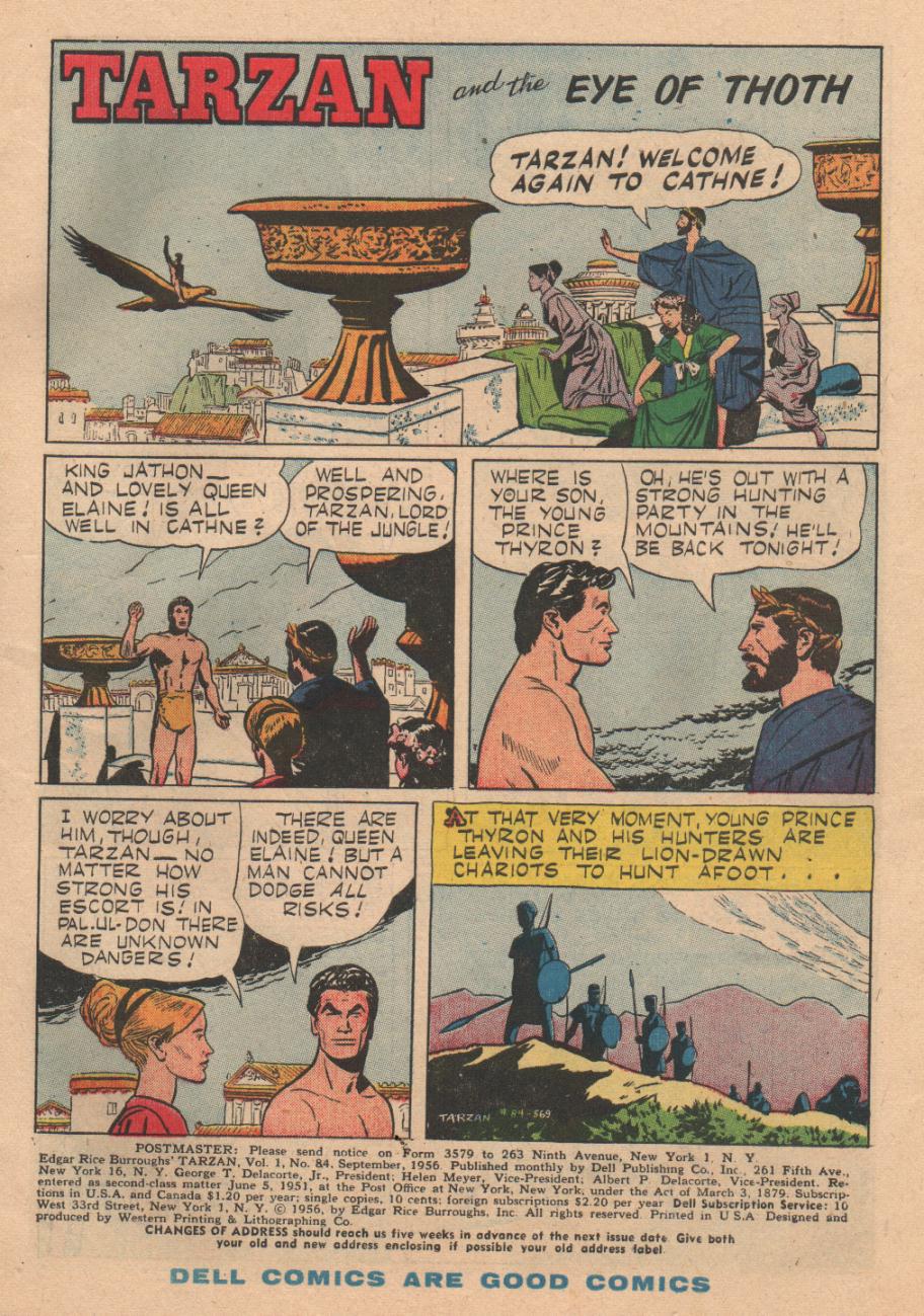 Read online Tarzan (1948) comic -  Issue #84 - 3