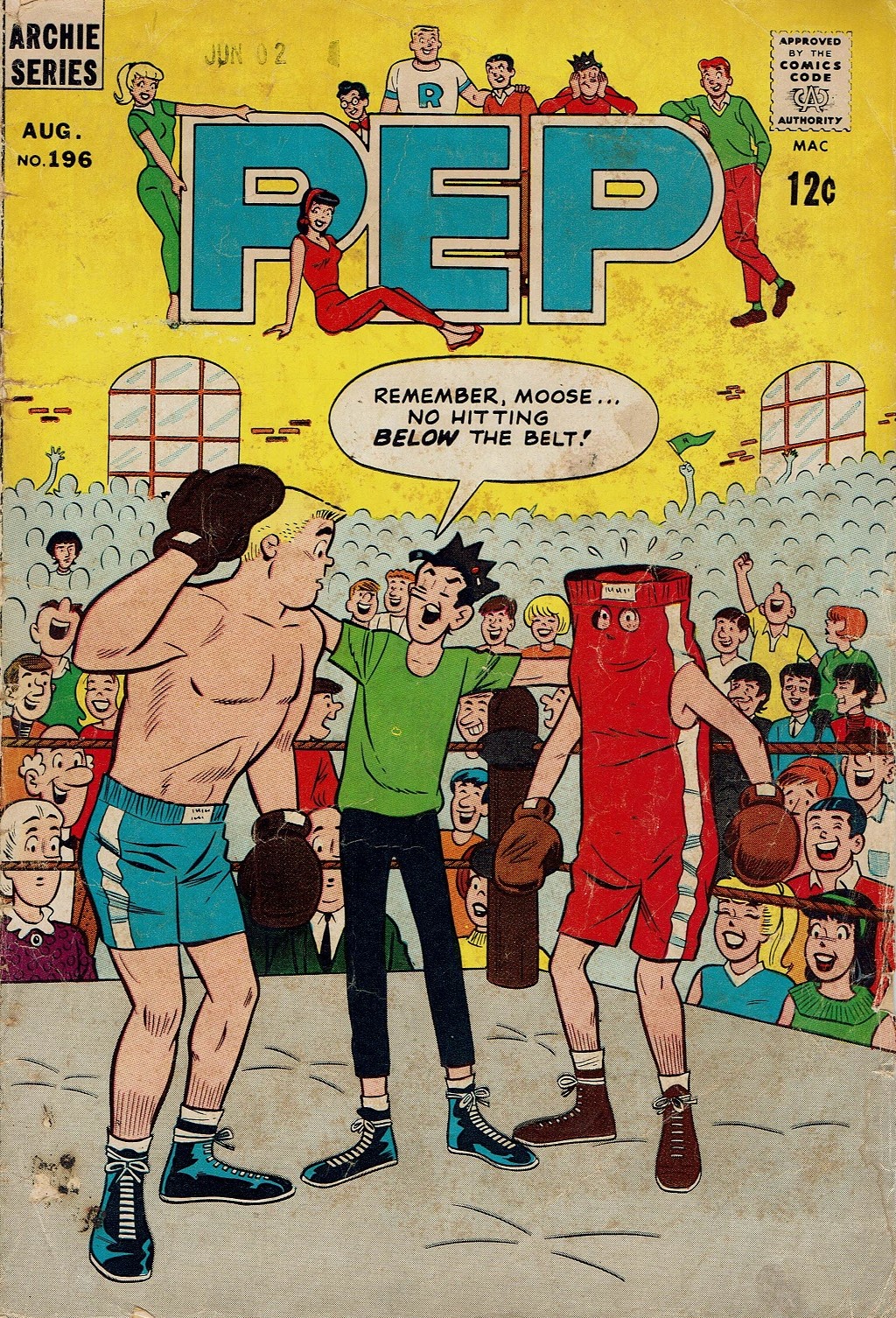 Read online Pep Comics comic -  Issue #196 - 1