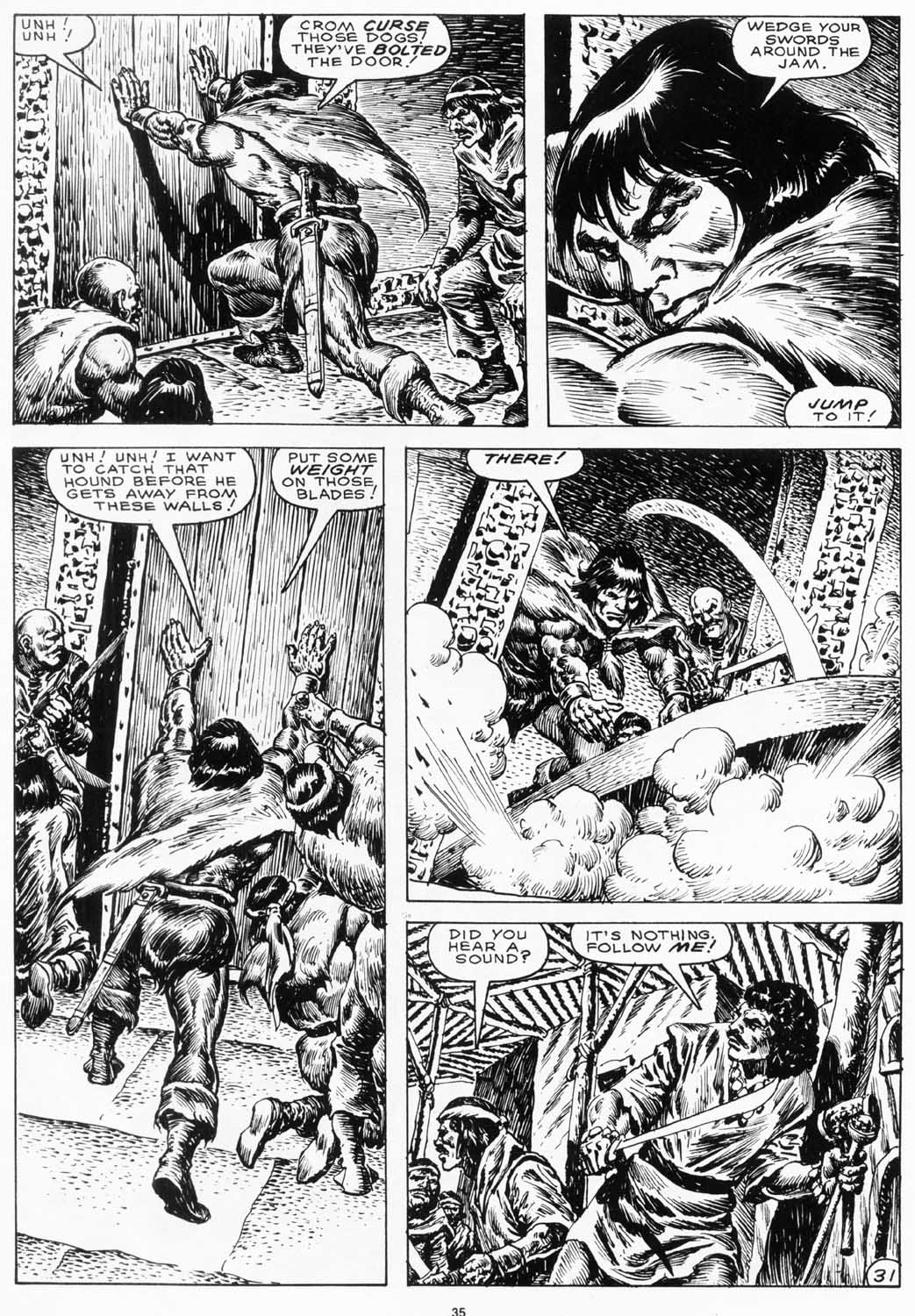 Read online The Savage Sword Of Conan comic -  Issue #155 - 36