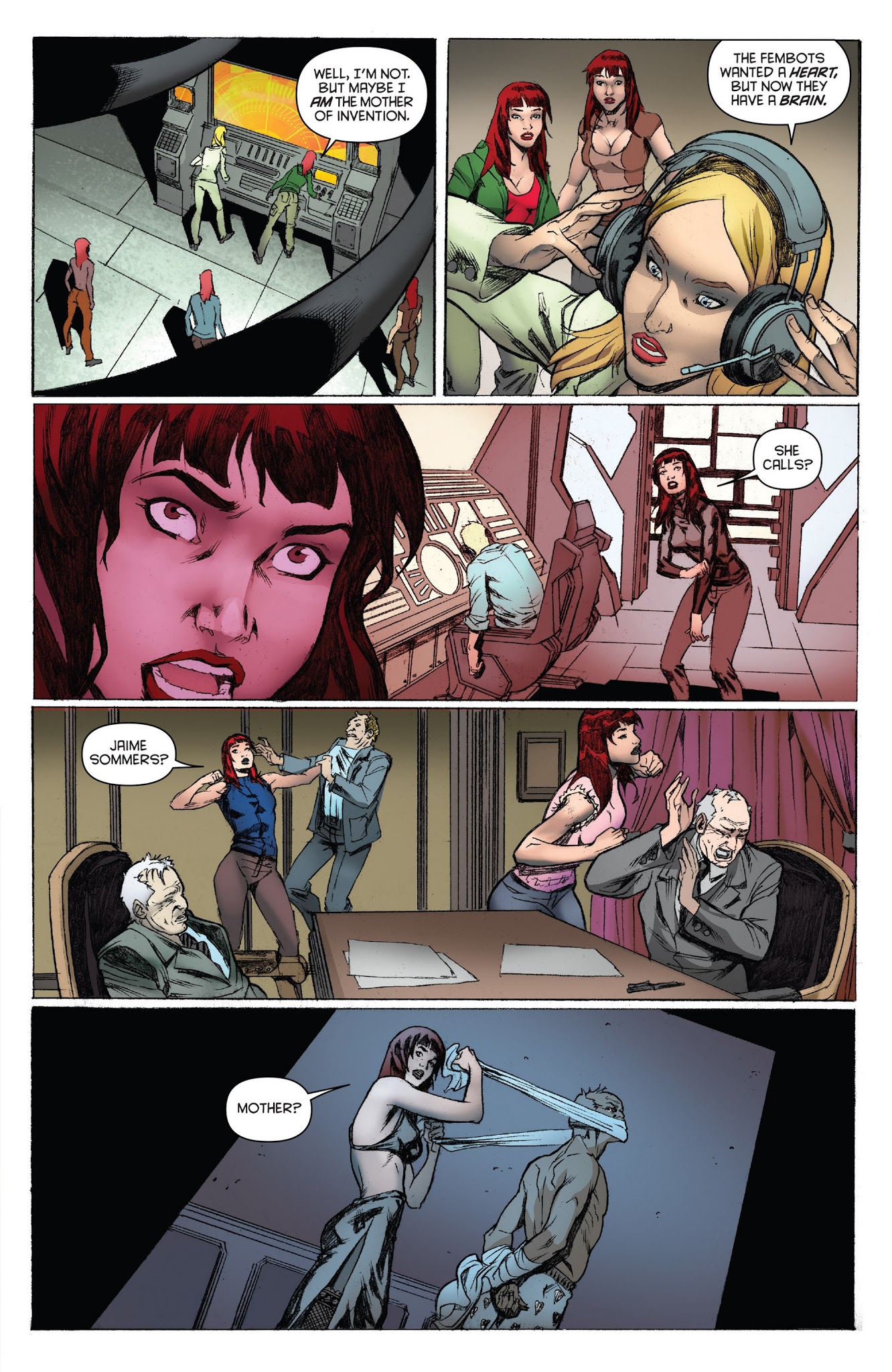 Read online The Bionic Woman comic -  Issue #10 - 11