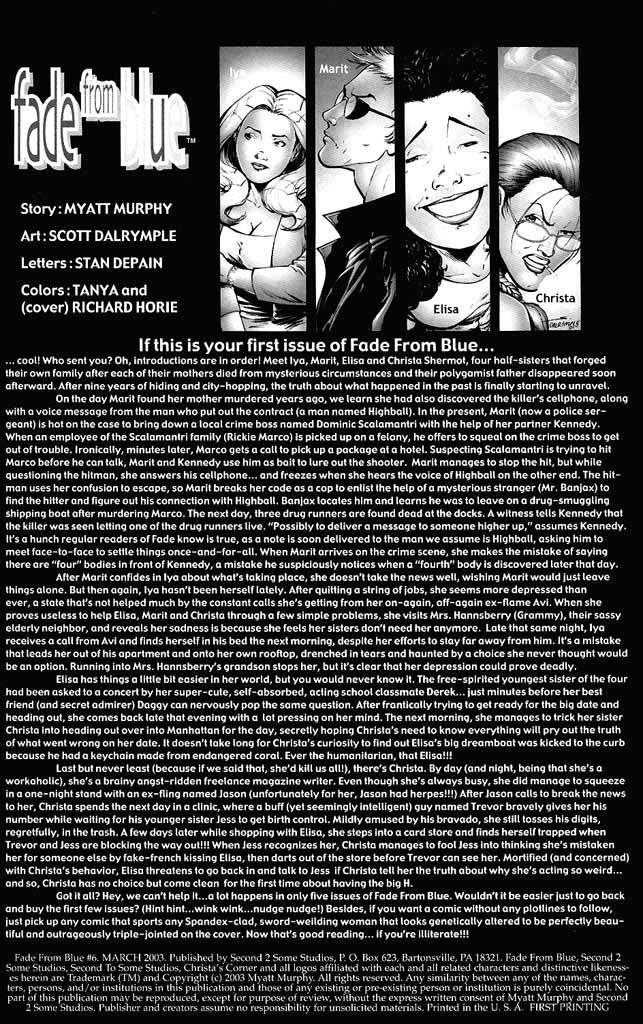 Read online Fade From Blue comic -  Issue #6 - 2