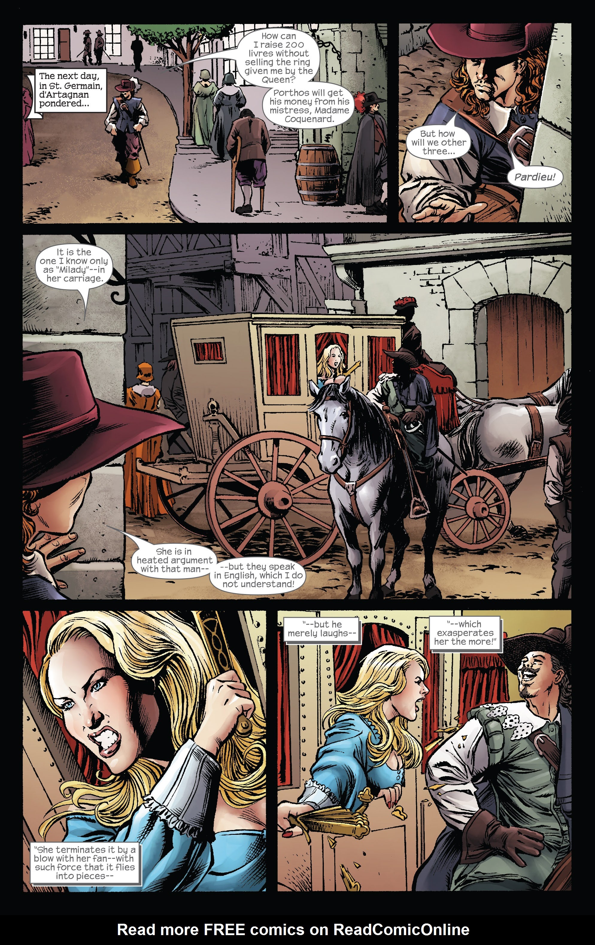 Read online Marvel Illustrated: The Three Musketeers comic -  Issue #4 - 4