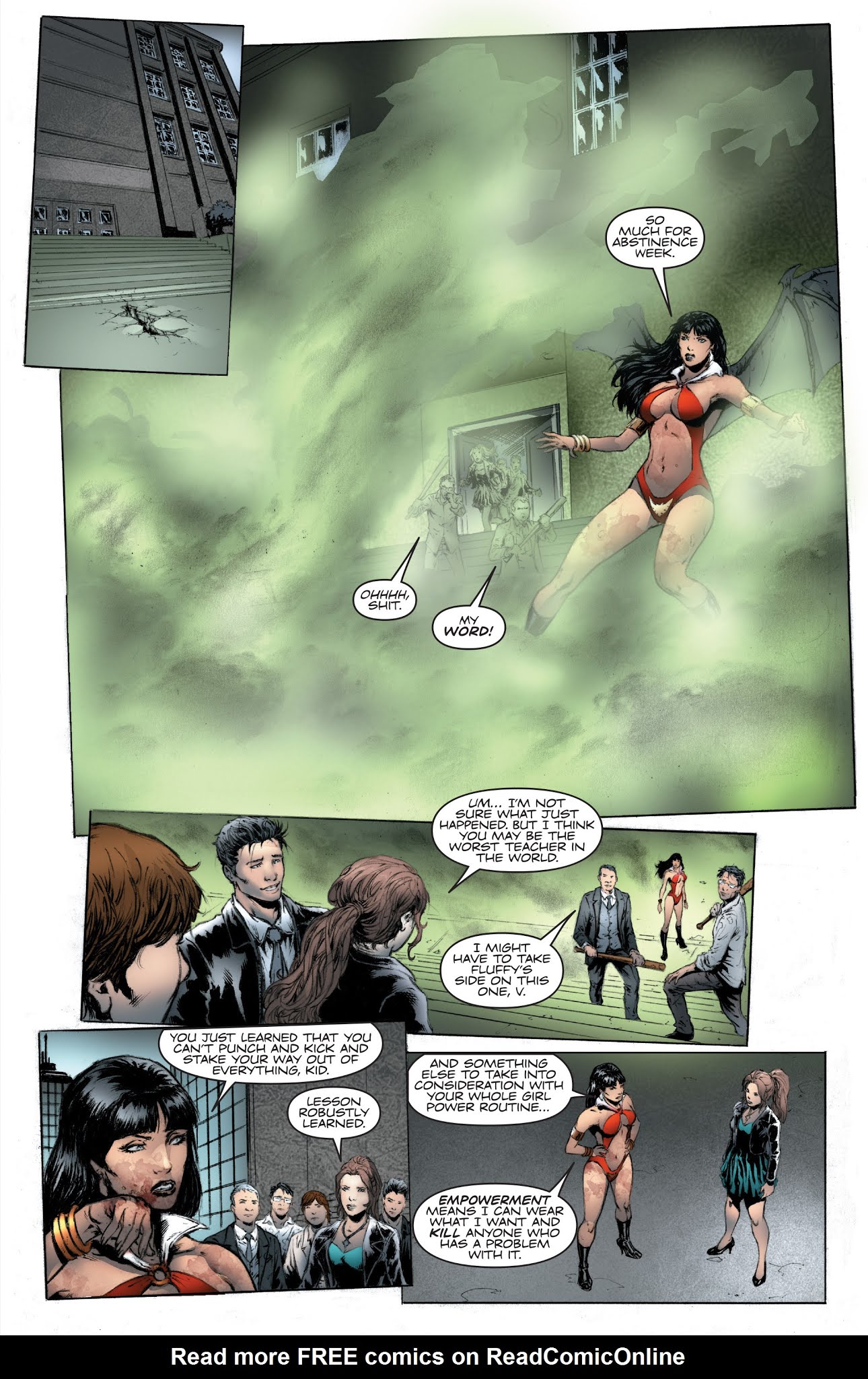 Read online Vampirella vs. Fluffy comic -  Issue # Full - 29