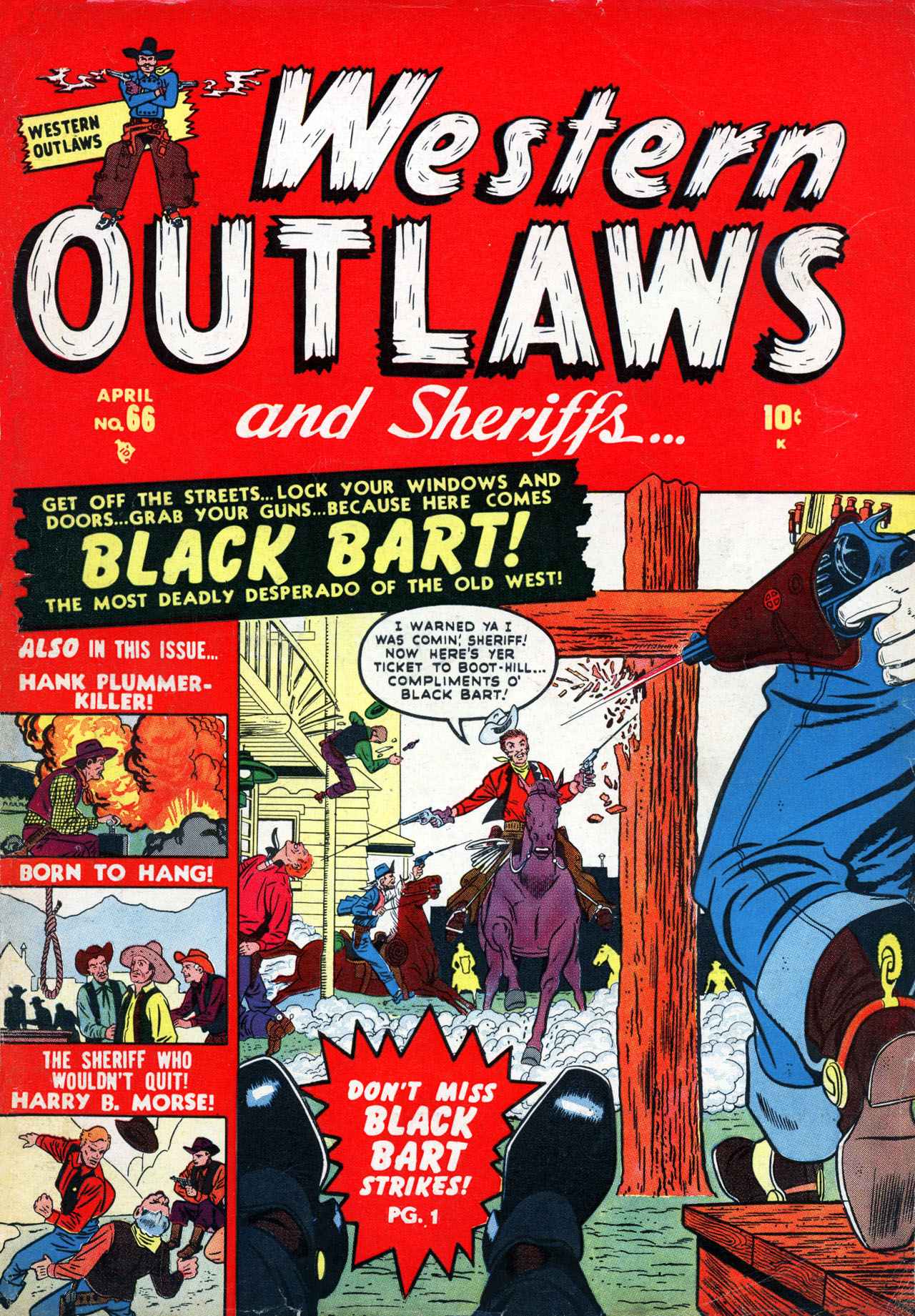Read online Western Outlaws and Sheriffs comic -  Issue #66 - 1