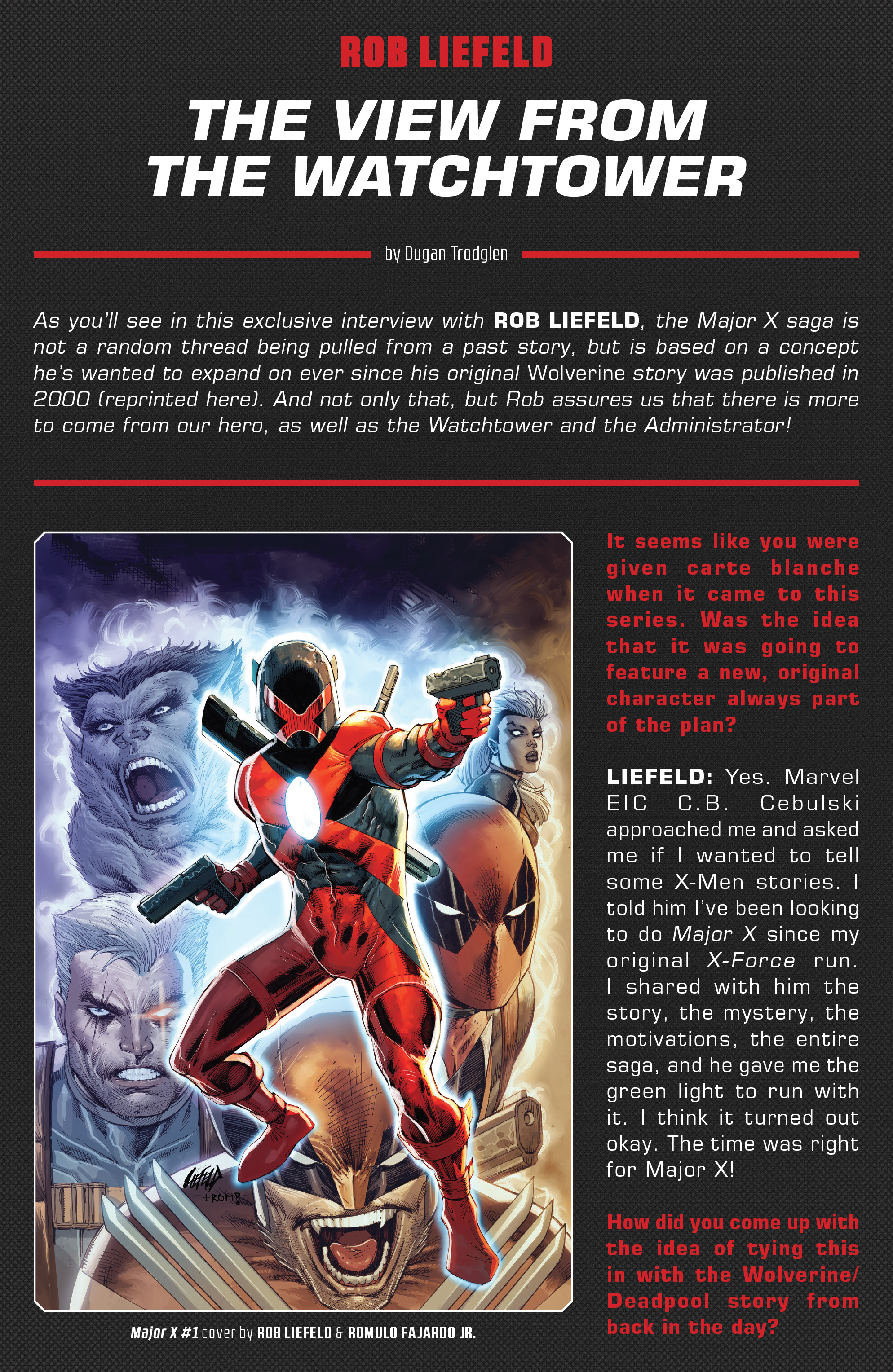 Read online Major X comic -  Issue #0 - 51