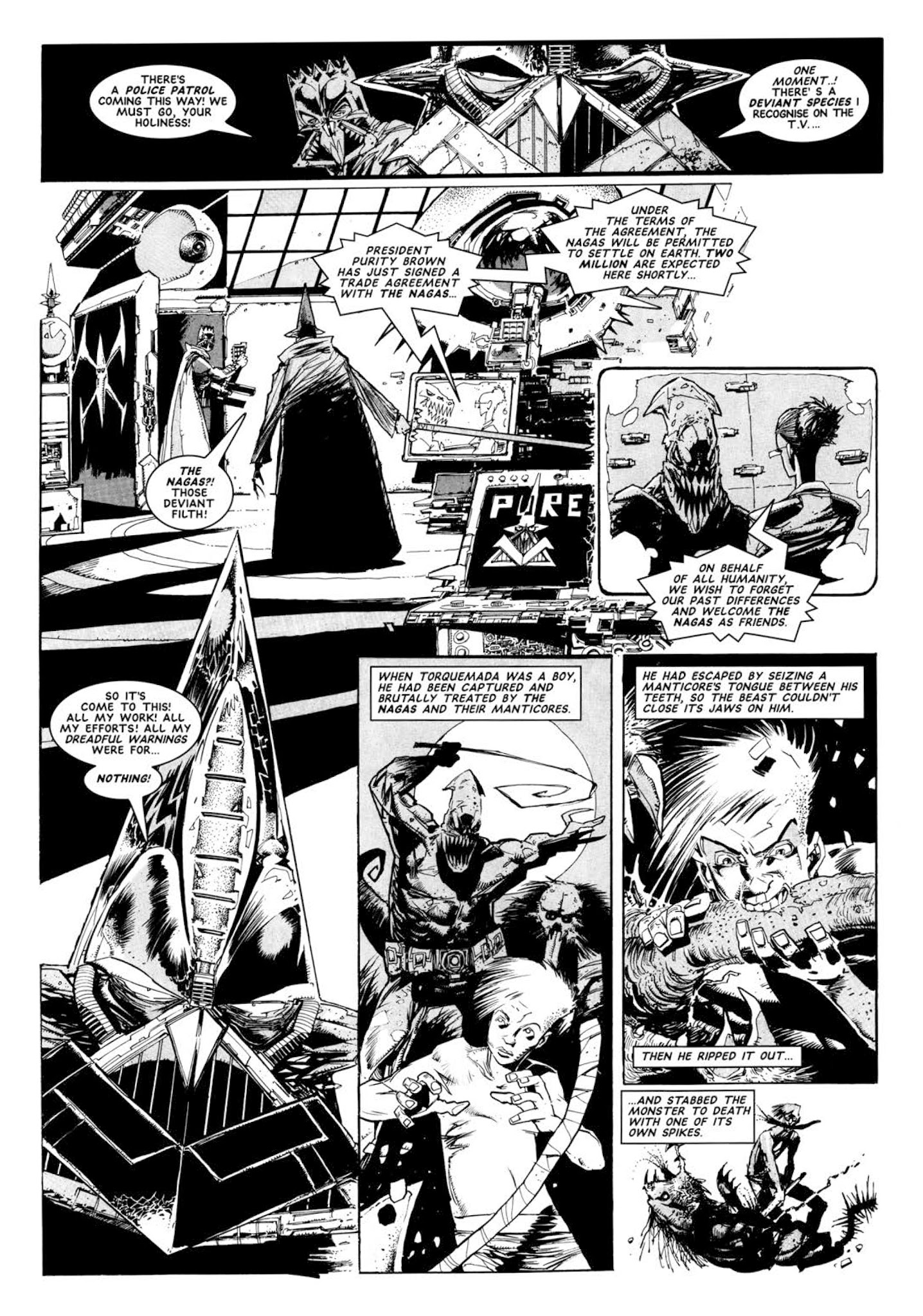 Read online The Complete Nemesis The Warlock comic -  Issue # TPB 3 - 194