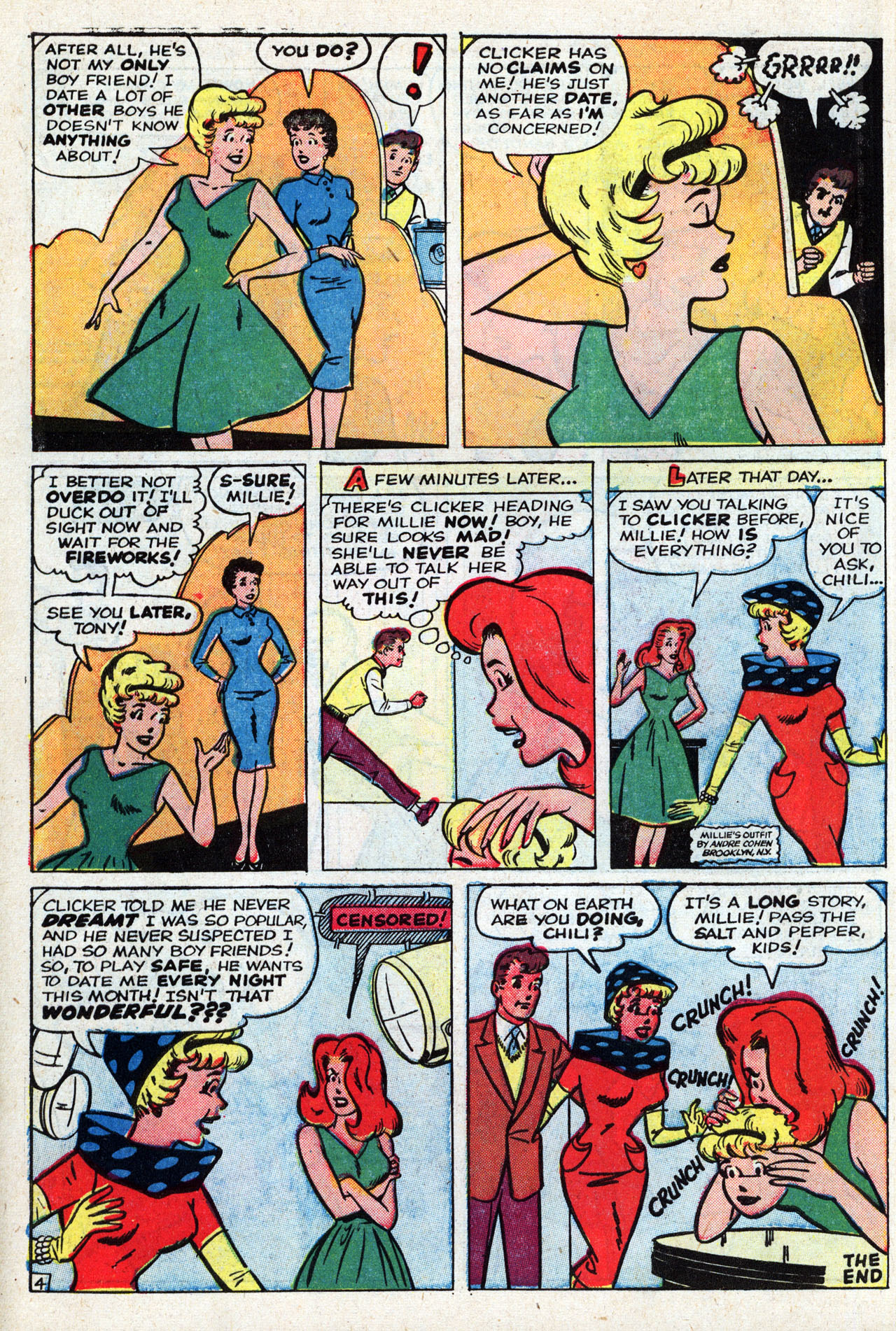 Read online A Date with Millie (1959) comic -  Issue #6 - 6