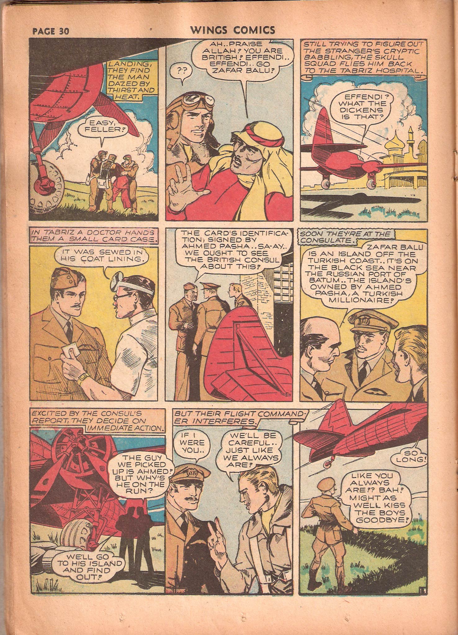 Read online Wings Comics comic -  Issue #17 - 32