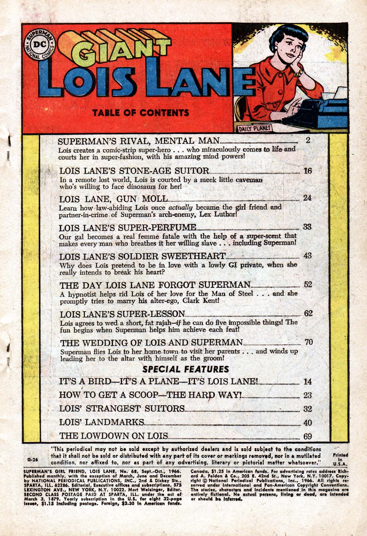 Read online Superman's Girl Friend, Lois Lane comic -  Issue #68 - 3