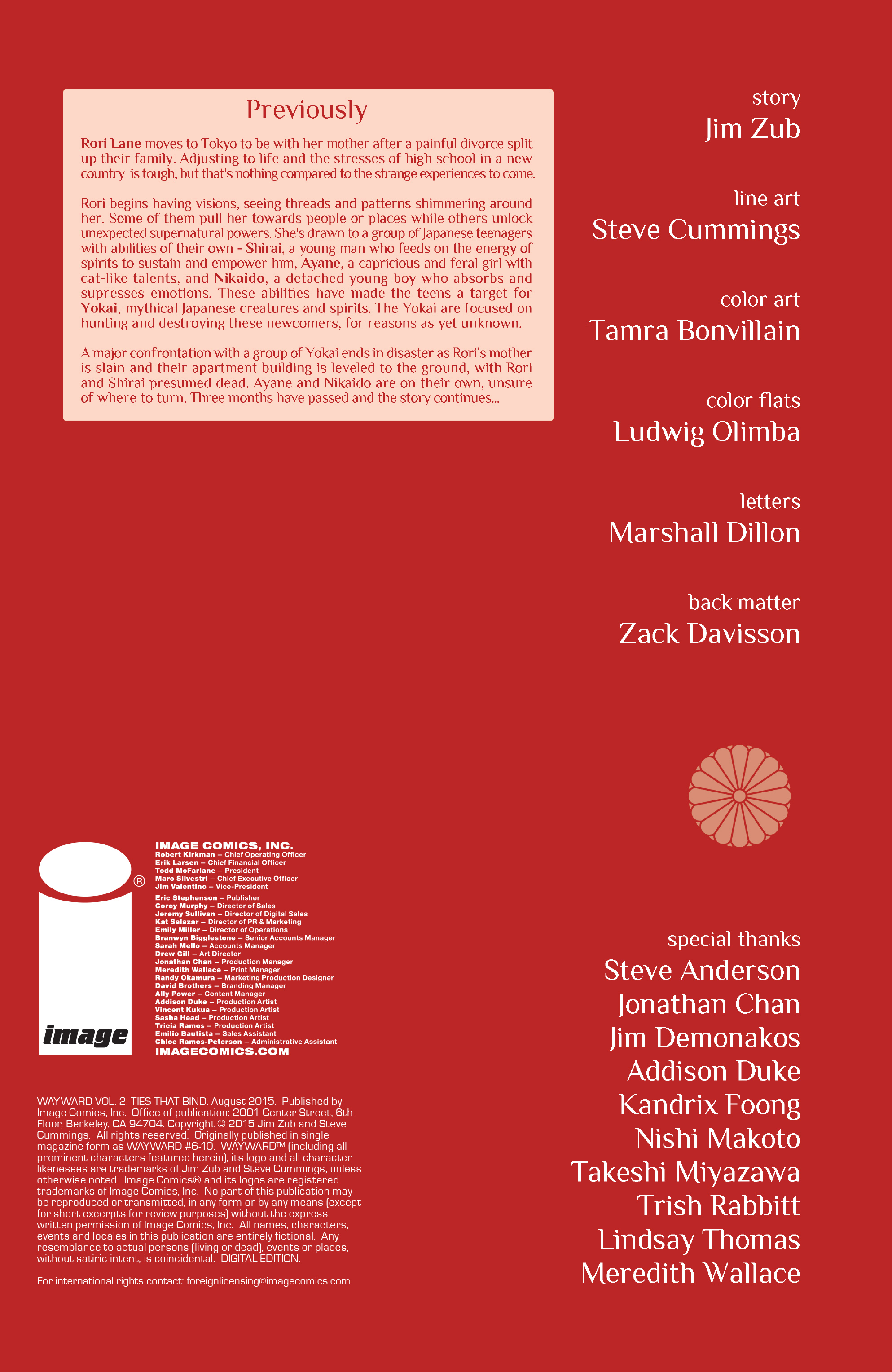 Read online Wayward comic -  Issue # _TPB 2 - 5