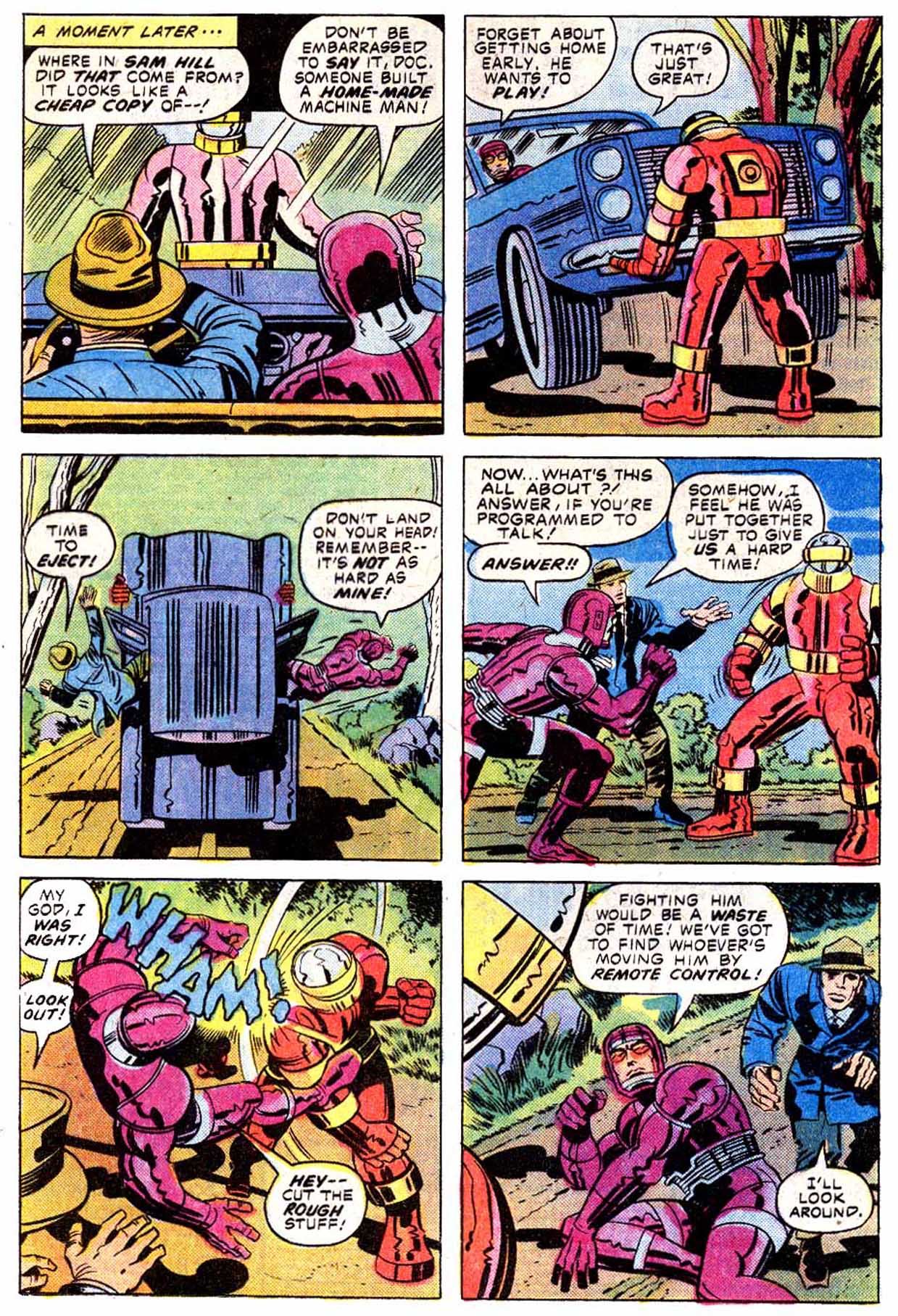 Read online Machine Man (1978) comic -  Issue #7 - 7