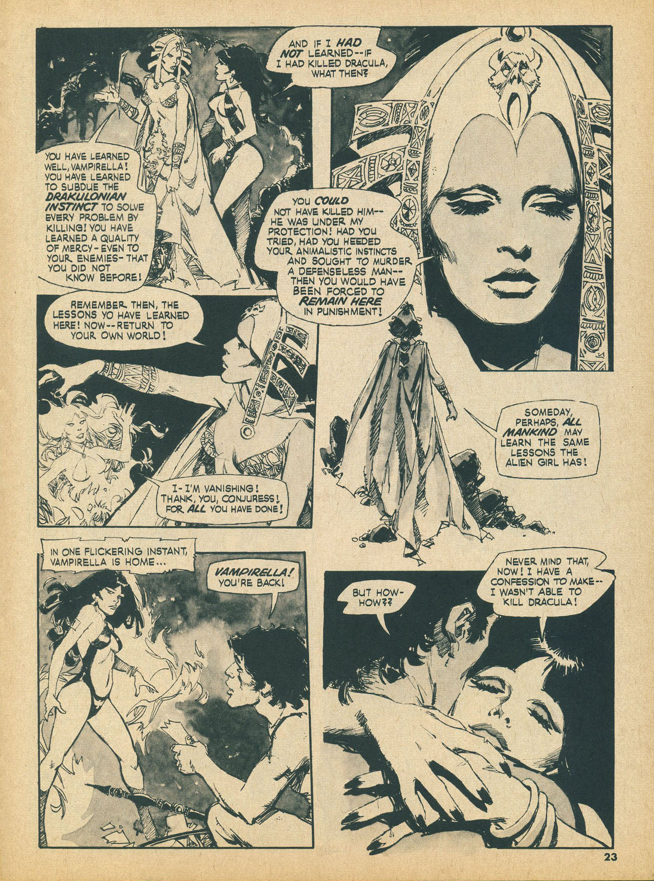 Read online Vampirella (1969) comic -  Issue #18 - 23