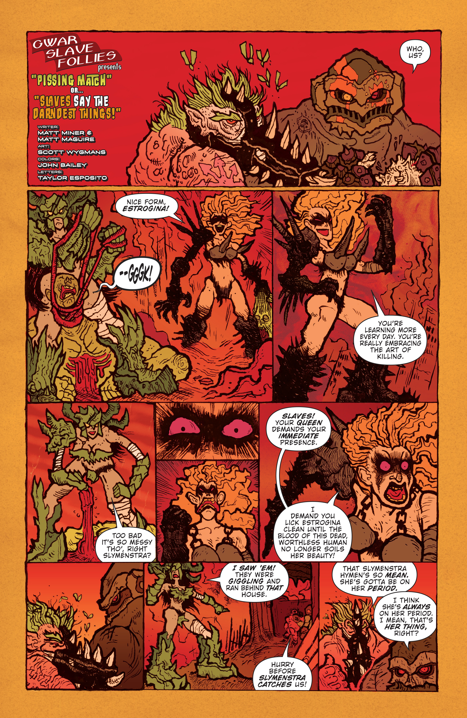Read online Gwar: Orgasmageddon comic -  Issue #1 - 25
