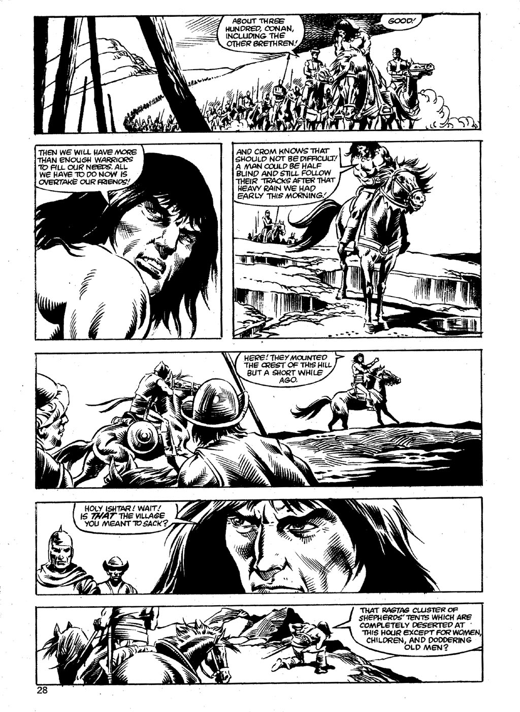 Read online The Savage Sword Of Conan comic -  Issue #85 - 28