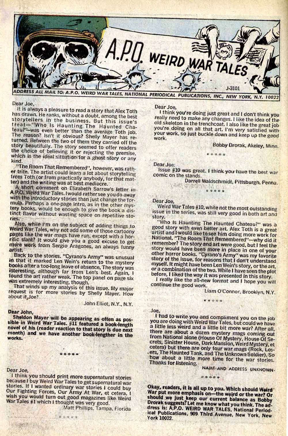 Read online Weird War Tales (1971) comic -  Issue #15 - 34