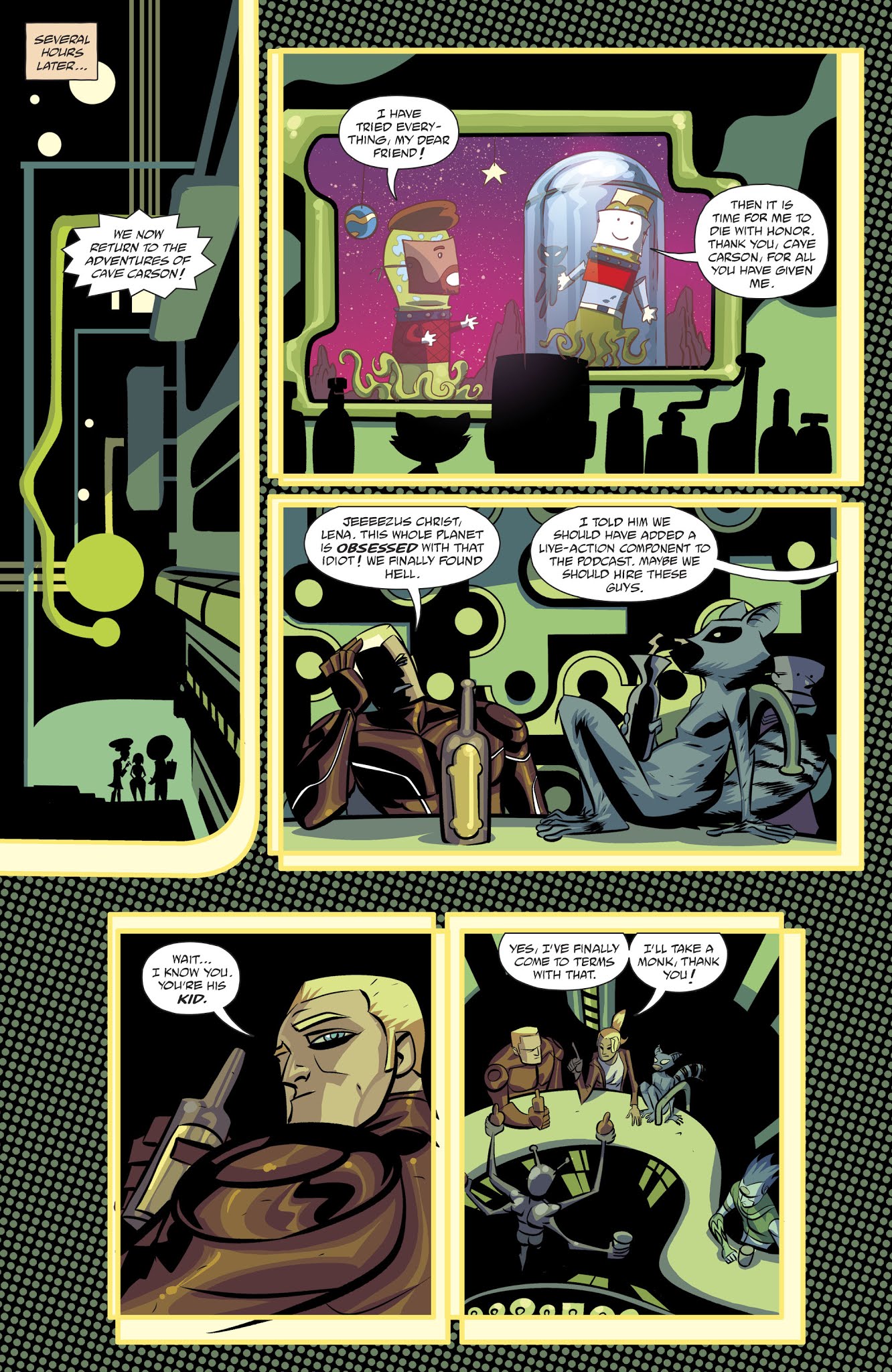 Read online Cave Carson Has An Intersteller Eye comic -  Issue #6 - 9