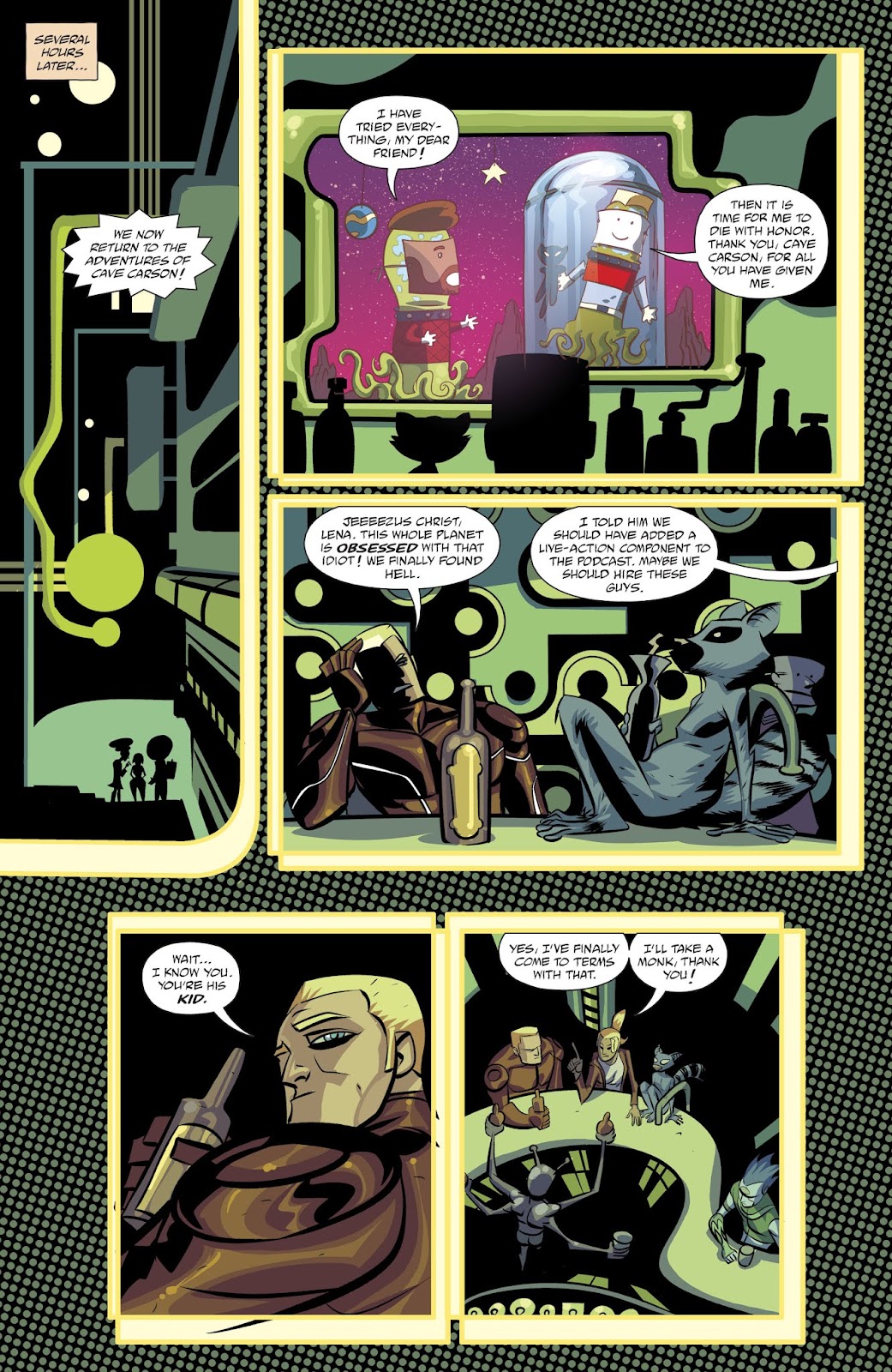 Cave Carson Has An Interstellar Eye issue 6 - Page 9