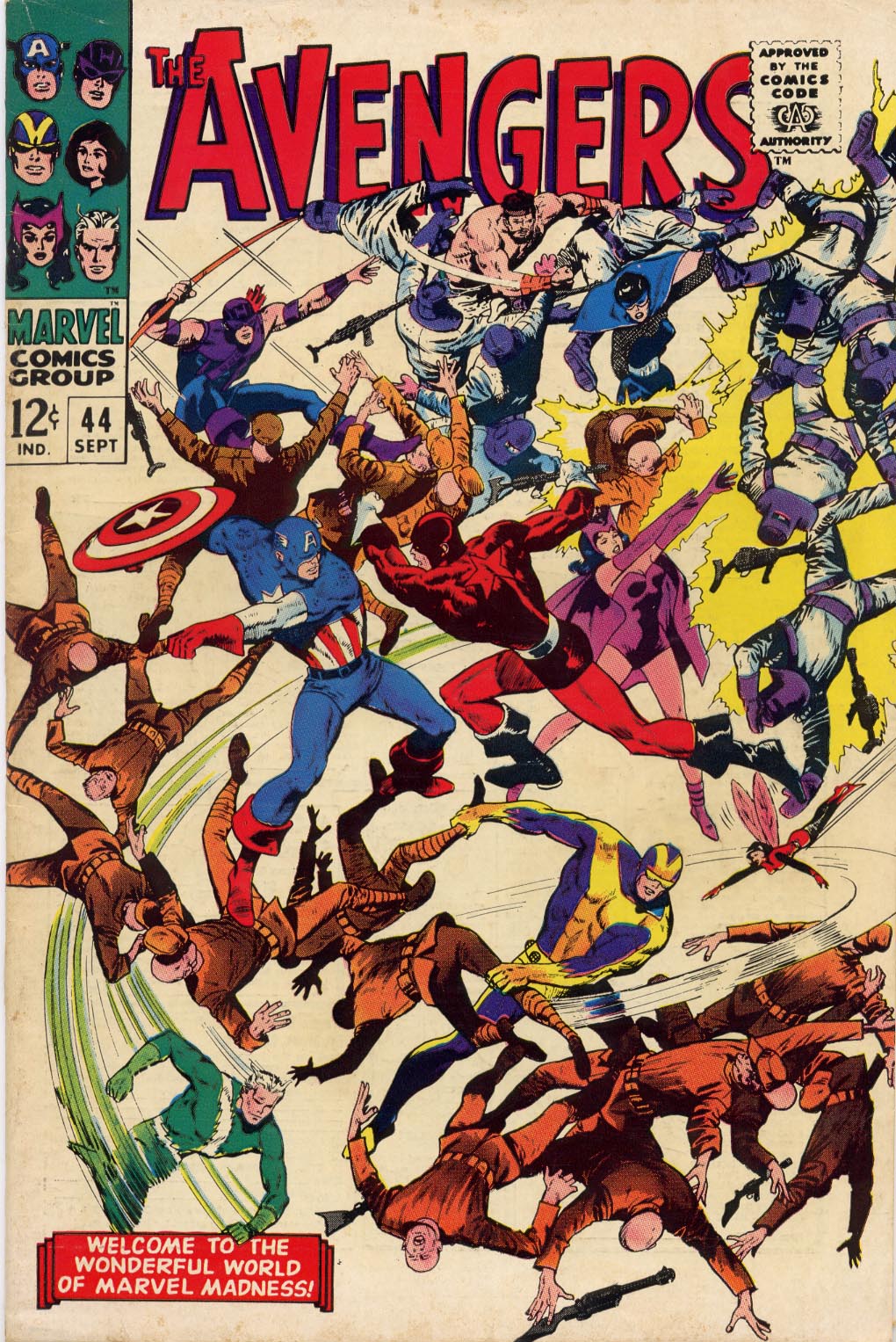 Read online The Avengers (1963) comic -  Issue #44 - 1