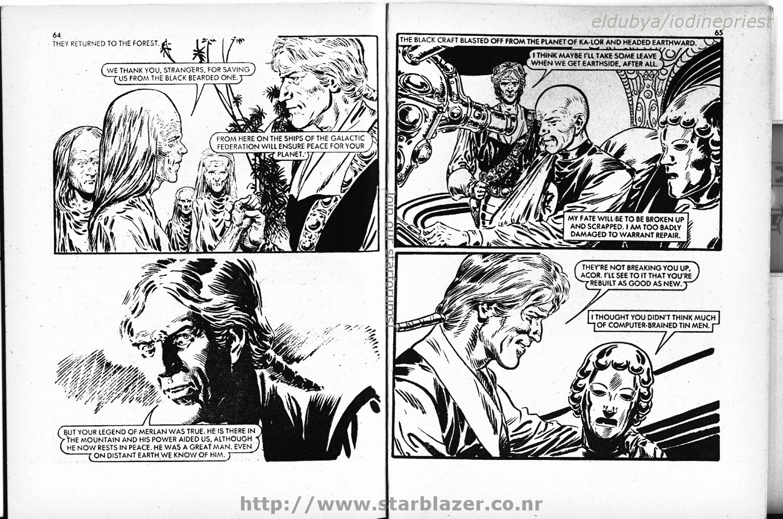 Read online Starblazer comic -  Issue #66 - 34