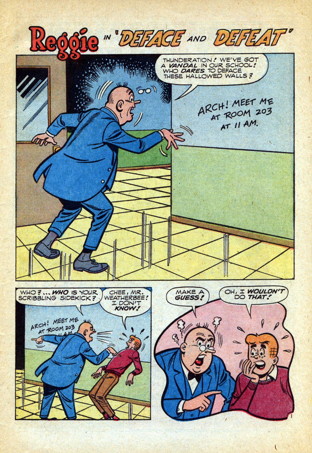 Read online Reggie and Me (1966) comic -  Issue #25 - 27