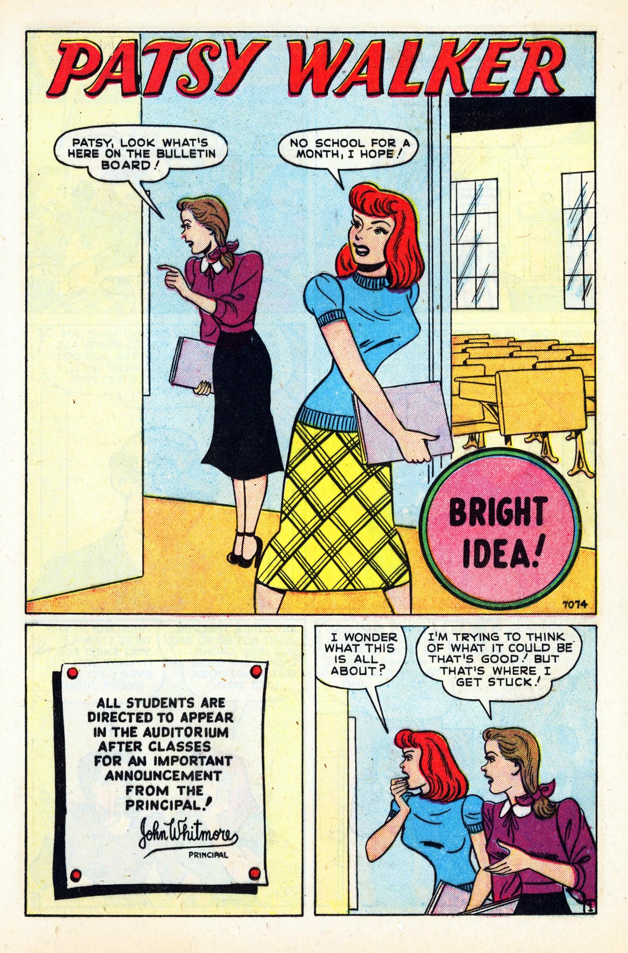 Read online Patsy Walker comic -  Issue #31 - 33