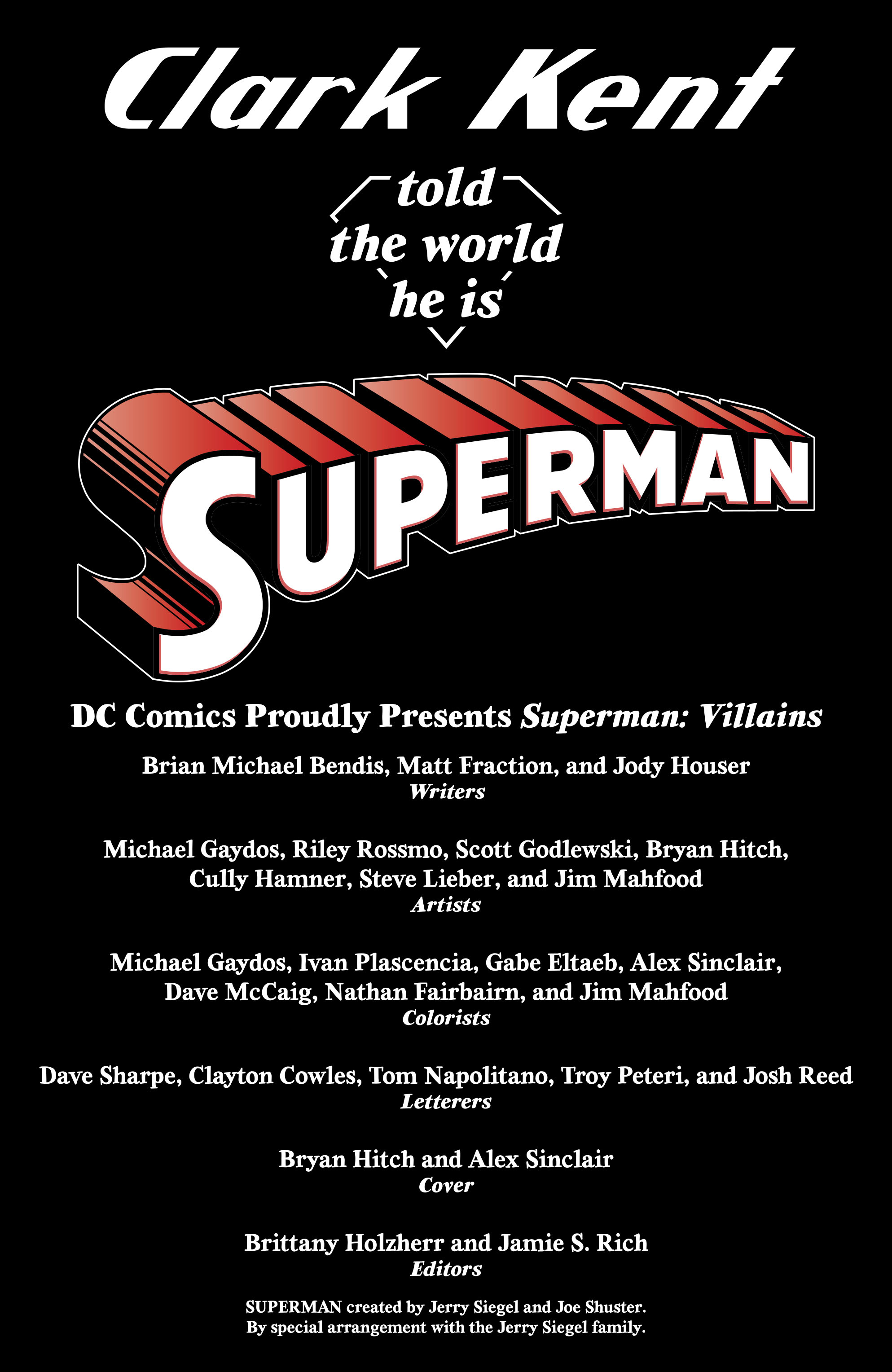 Read online Superman: Villains comic -  Issue # Full - 2