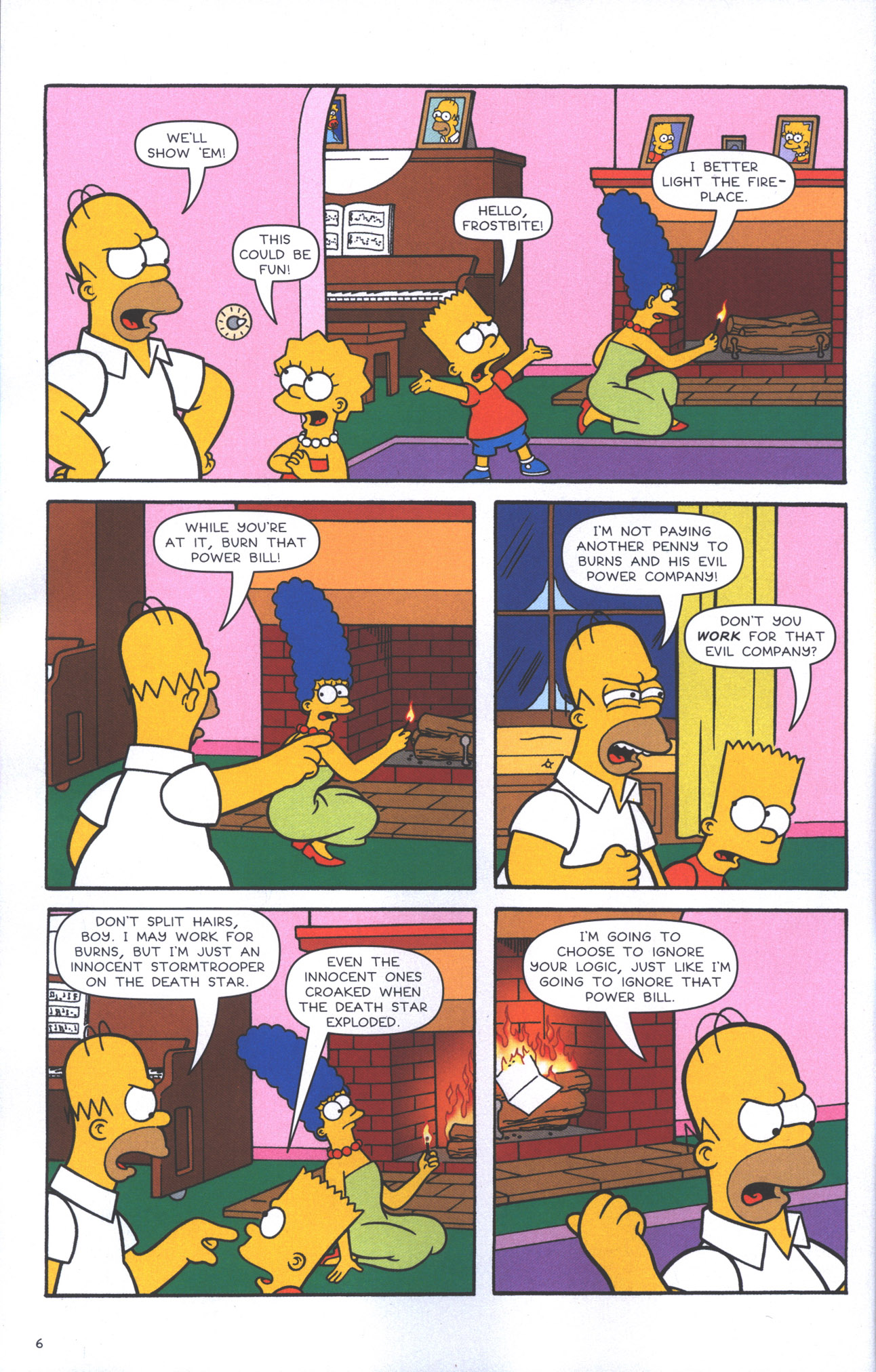 Read online The Simpsons Winter Wingding comic -  Issue #4 - 8