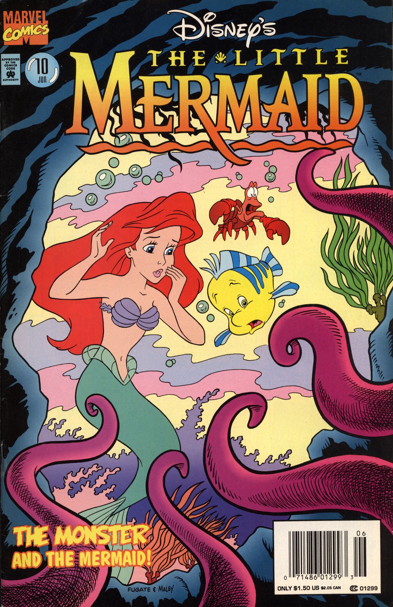 Read online Disney's The Little Mermaid comic -  Issue #10 - 1