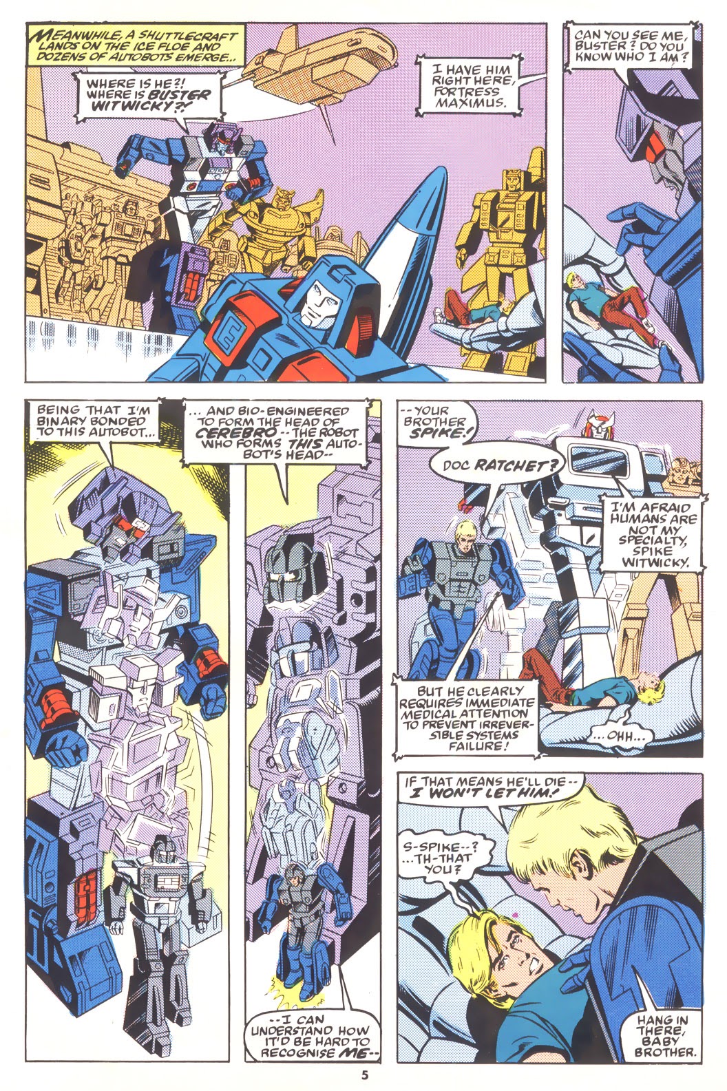 Read online The Transformers (UK) comic -  Issue #208 - 5