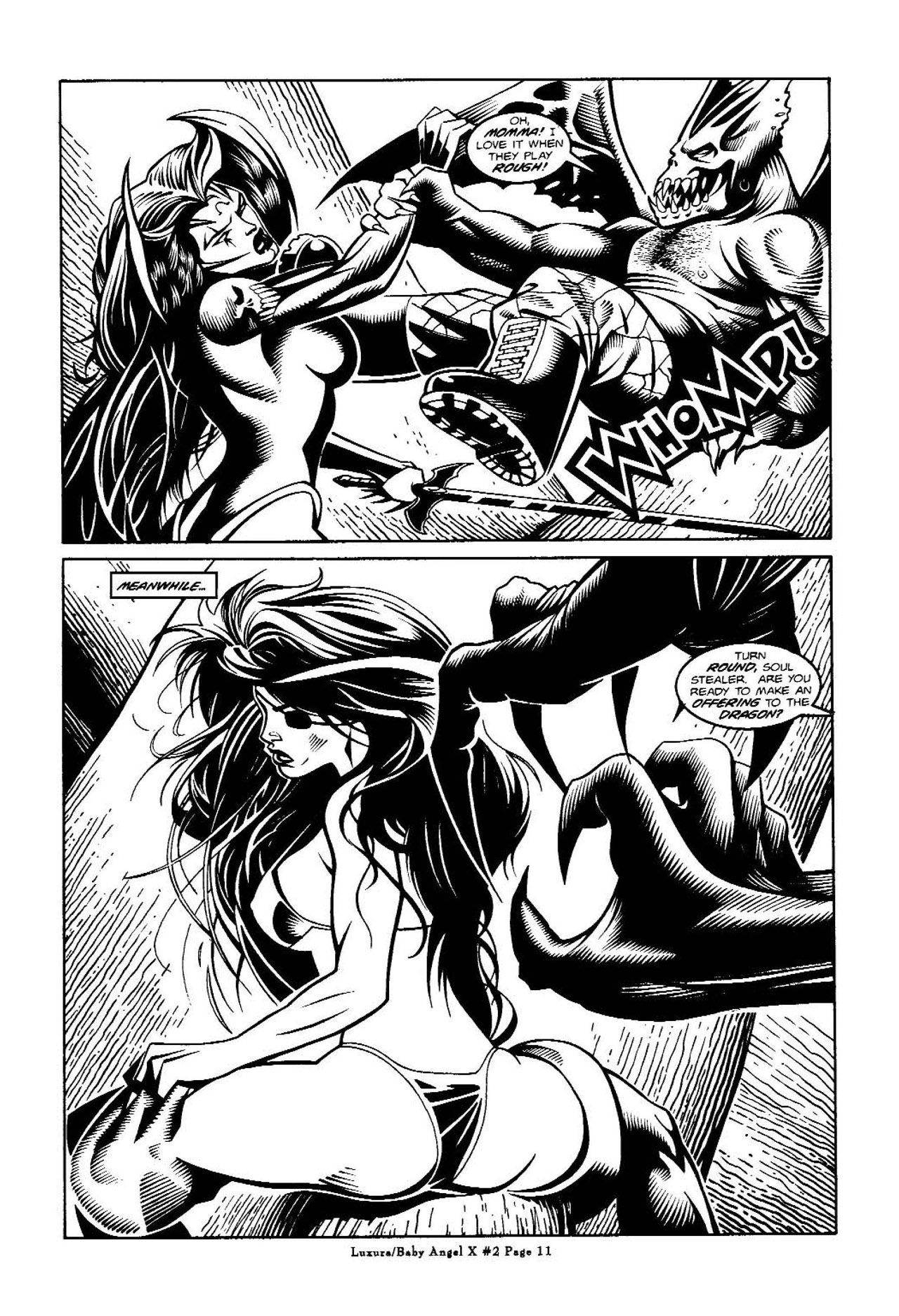 Read online Vampress Luxura / Baby Angel X comic -  Issue #2 - 13